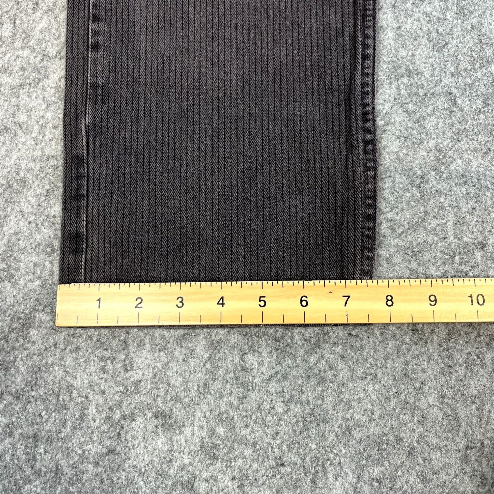 Vintage VINTAGE Armani Jeans Jeans Relaxed 30 30 Grey Italy Mens Straight 5-Pocket Denim Button Closure Dark Grey Herringbone Fashion Everyday Comfort Size US 30 / EU 46 - 3 Thumbnail