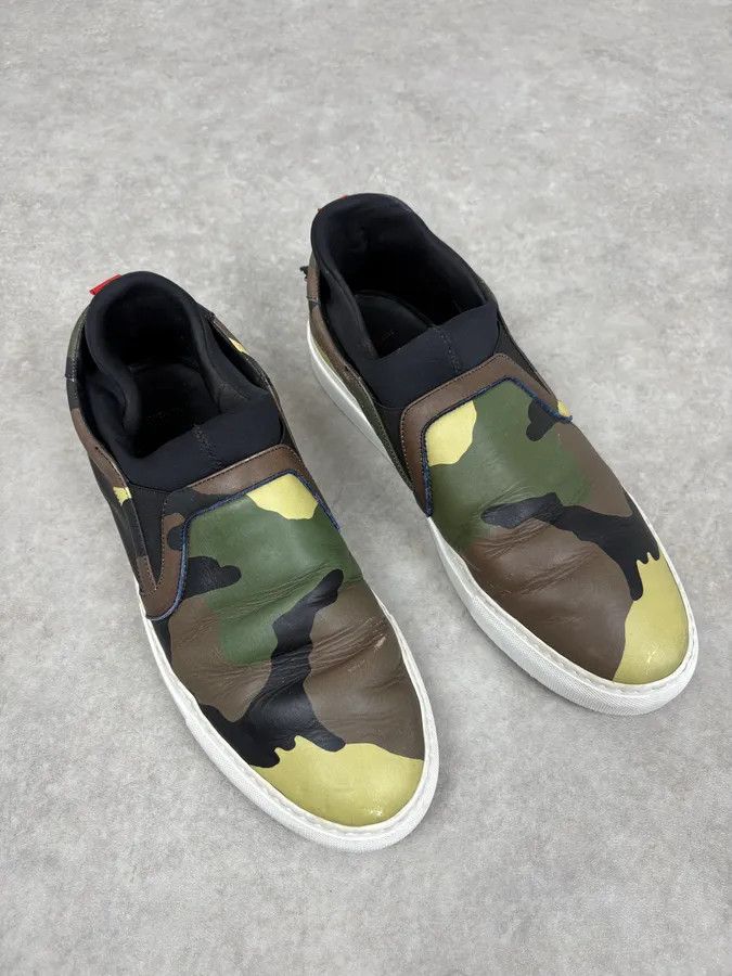 Givenchy 2010s Givenchy Camo Green Slip On Shoes by Riccardo Tisci Size US 11 / EU 44 - 4 Thumbnail