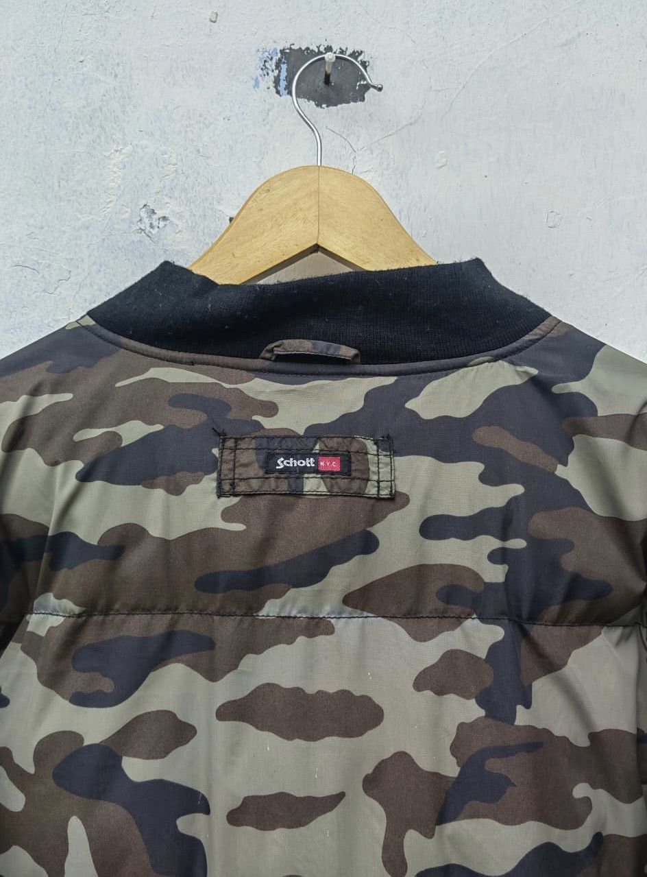 Schott Schott NYC type N3-B camoflage puffer reversible parkas Size US XL / EU 56 / 4 - 4 Thumbnail