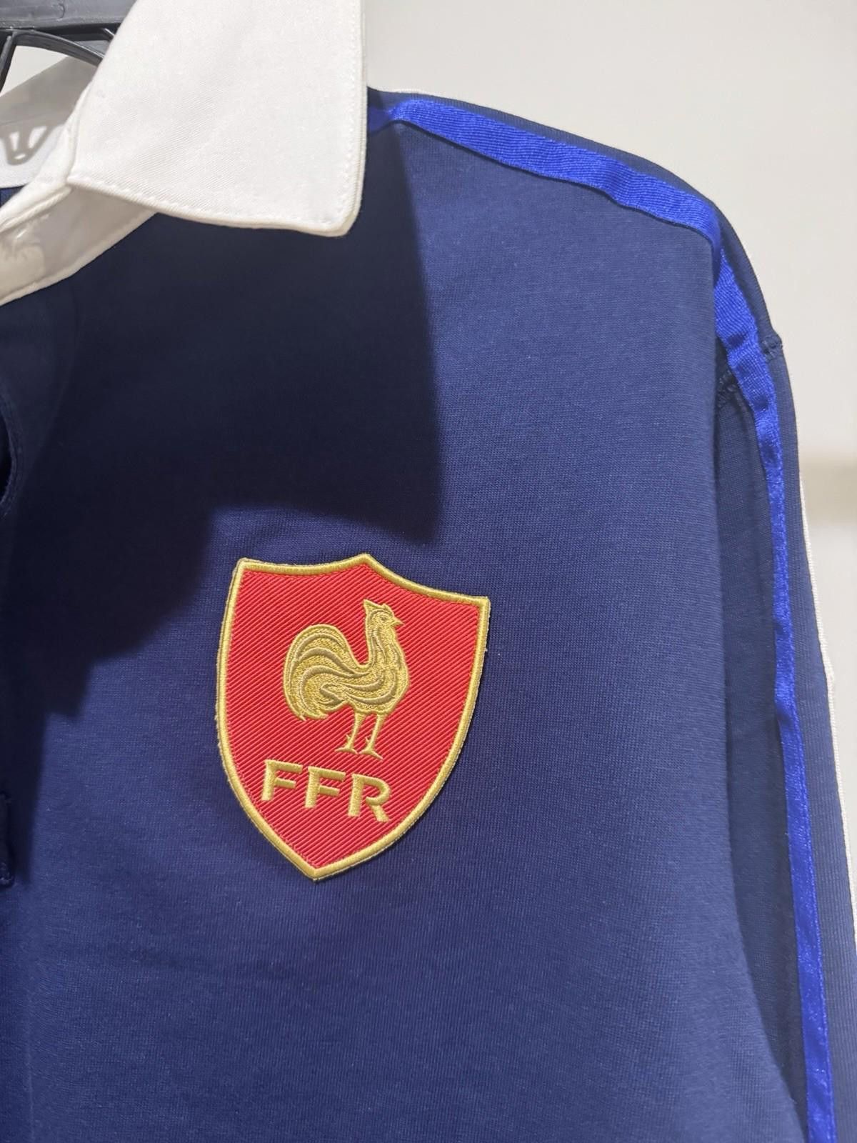 Adidas Adidas France Long Sleeve Culture Rugby Jersey - M Size ONE SIZE - 3 Thumbnail