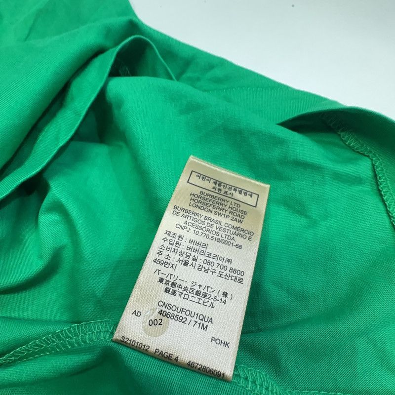 Burberry Burberry Green Embroidered Horse Rider T-Shirt 0079 Size US M / EU 48-50 / 2 - 1 Thumbnail
