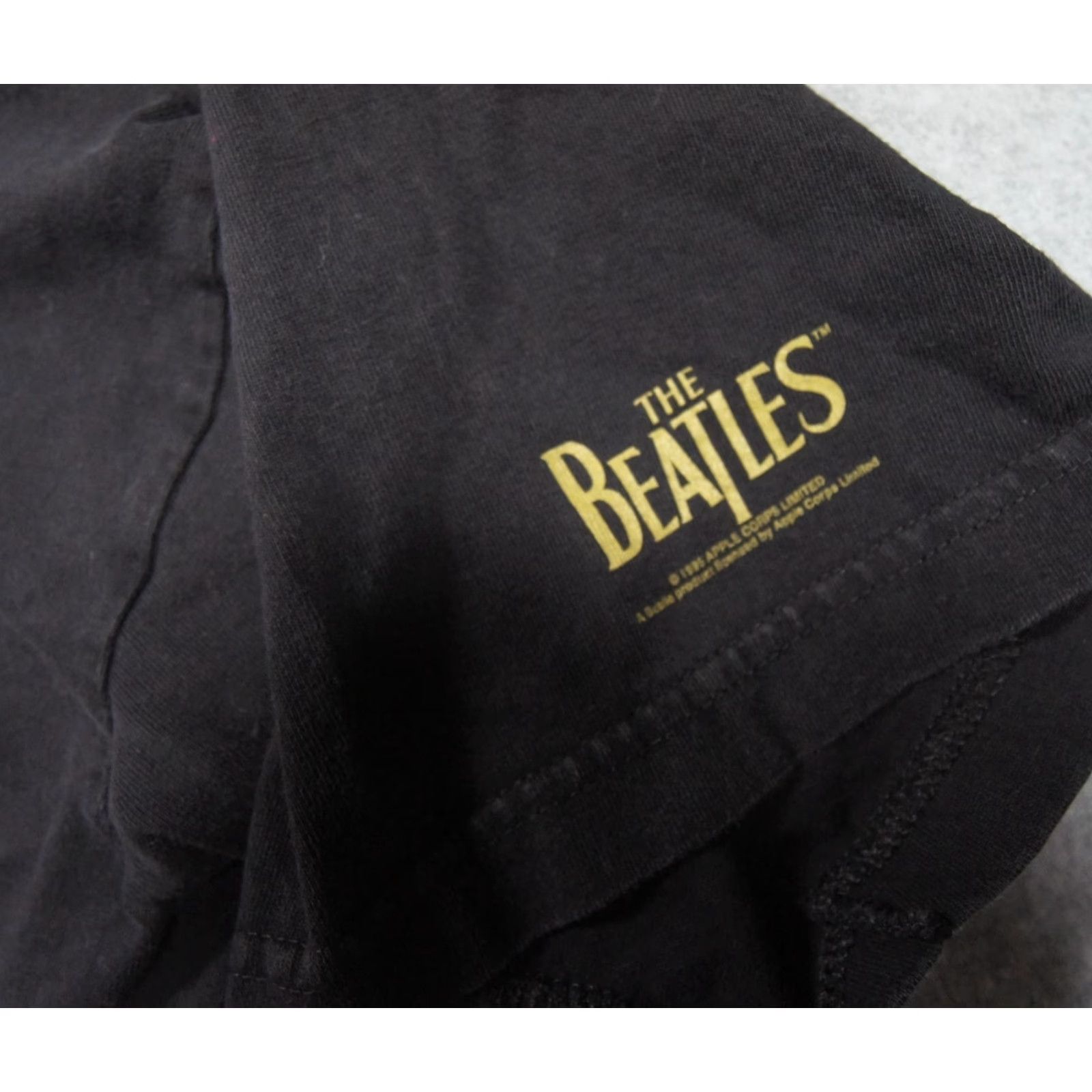 Vintage VINTAGE The Beatles Shirt Mens XL Black Short Sleeve Engish Rock Band Tee Size US XL / EU 56 / 4 - 3 Thumbnail