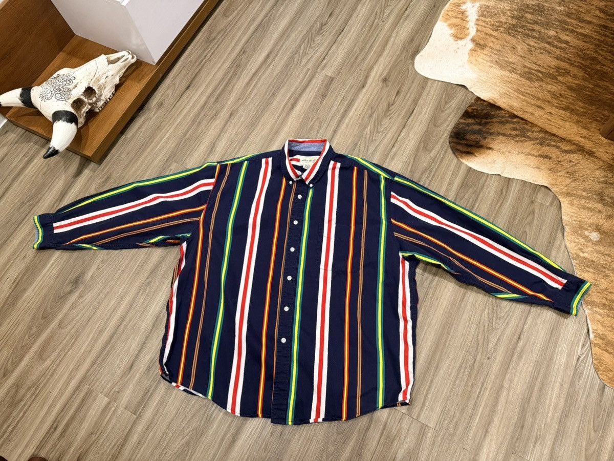 Eddie Bauer Eddie Bauer Men’s 2XL Shirt Button-Up Long Sleeve Striped Size US XXL / EU 58 / 5 - 1 Thumbnail