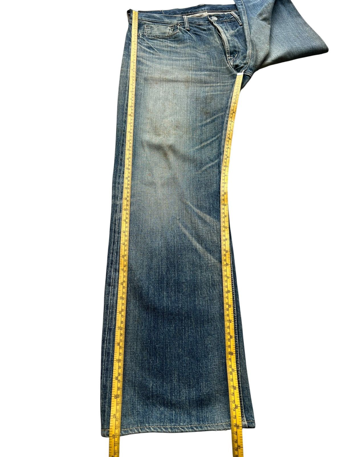 OMNIGOD Vintage Omnigod Selvedge Mudwash Distressed Denim Jeans 34 Size US 34 / EU 50 - 13 Thumbnail