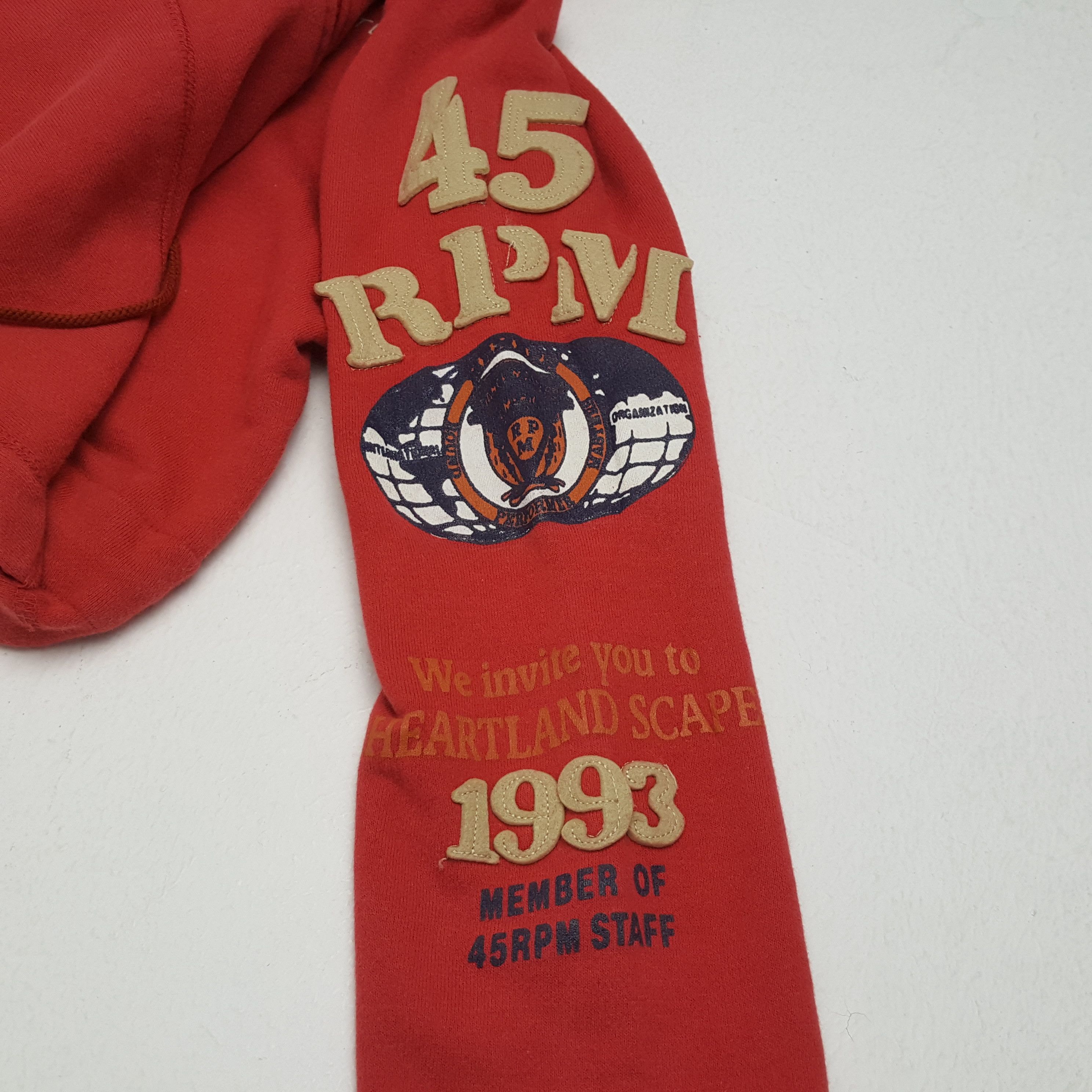 45rpm × Japanese Brand × Vintage 45RPM Japanese Brand Rare Design Zipper Hoodies Size US M / EU 48-50 / 2 - 7 Thumbnail