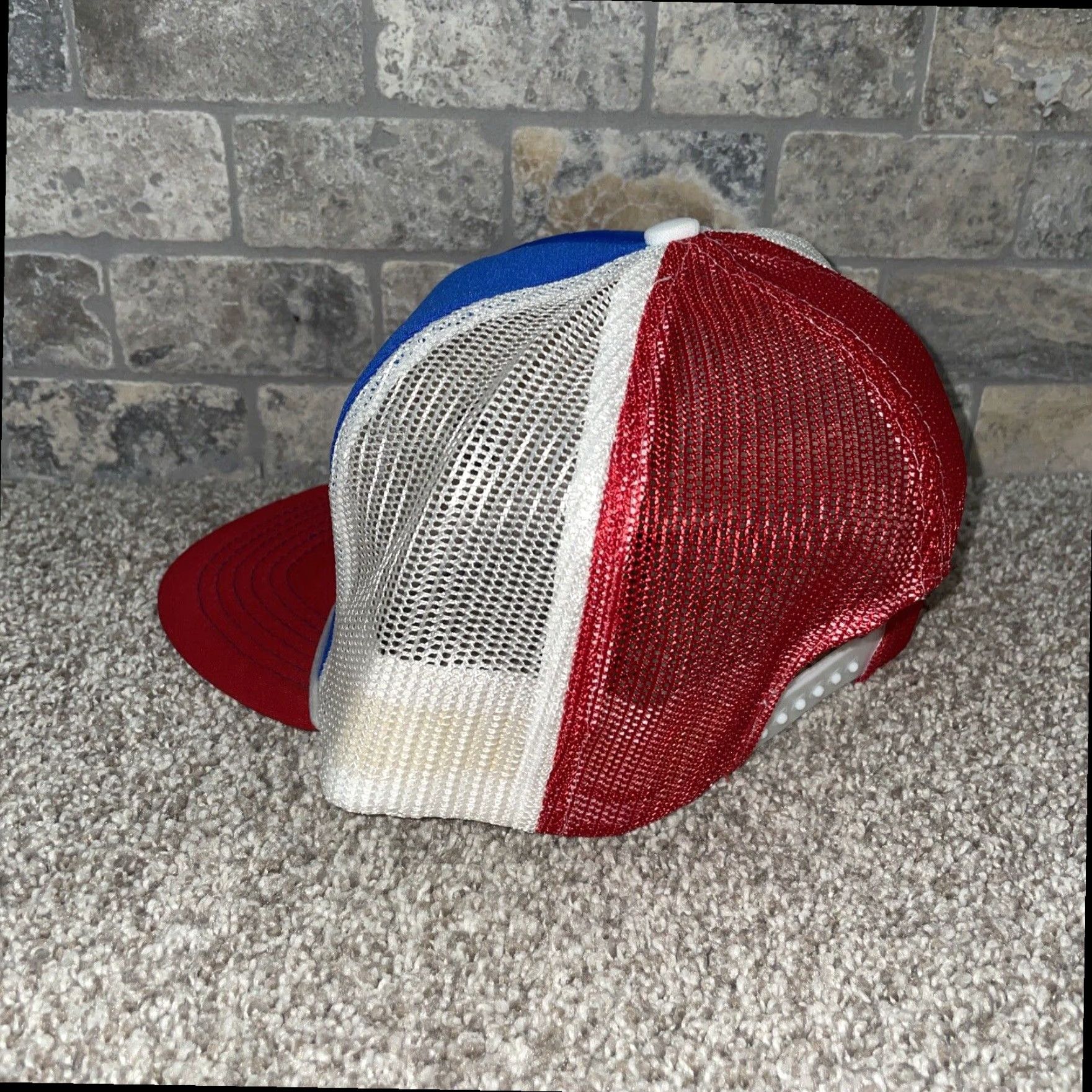 Disney VINTAGE Disney Snapback Hat One Size Blue Mens Size ONE SIZE - 2 Thumbnail