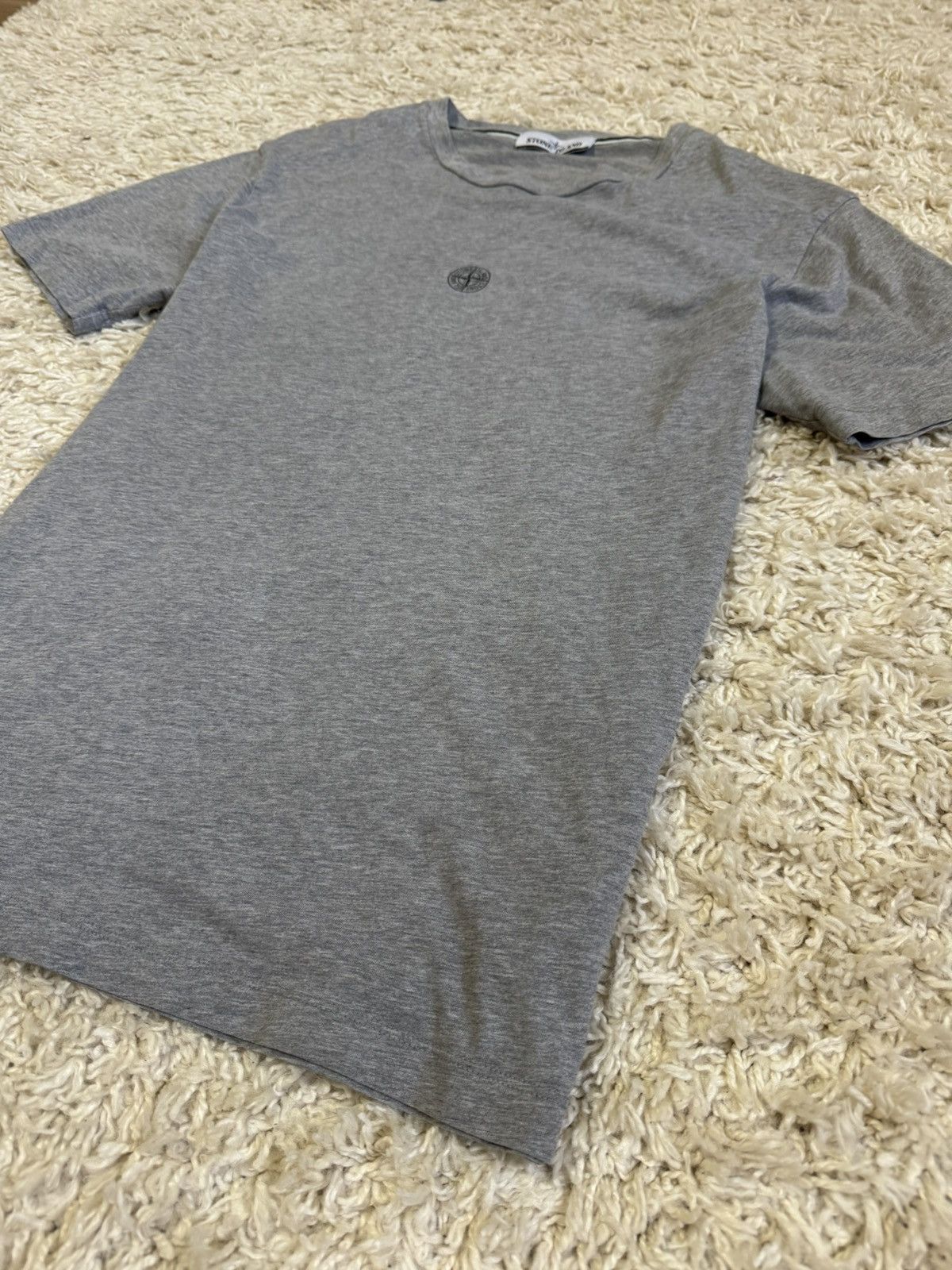 Stone Island Stone Island Grey T-Shirt Big Logo Size US L / EU 52-54 / 3 - 2 Thumbnail