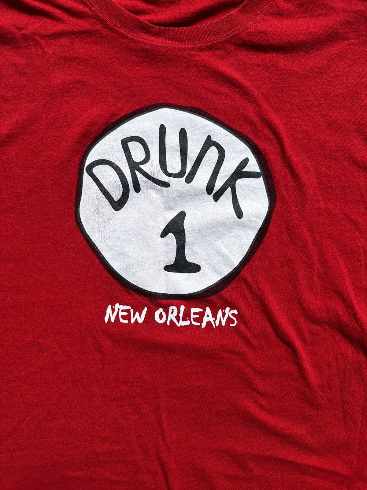 Gildan Vintage Drunk 1 Dr. Seuss Tee Size US XXL / EU 58 / 5 - 5 Thumbnail