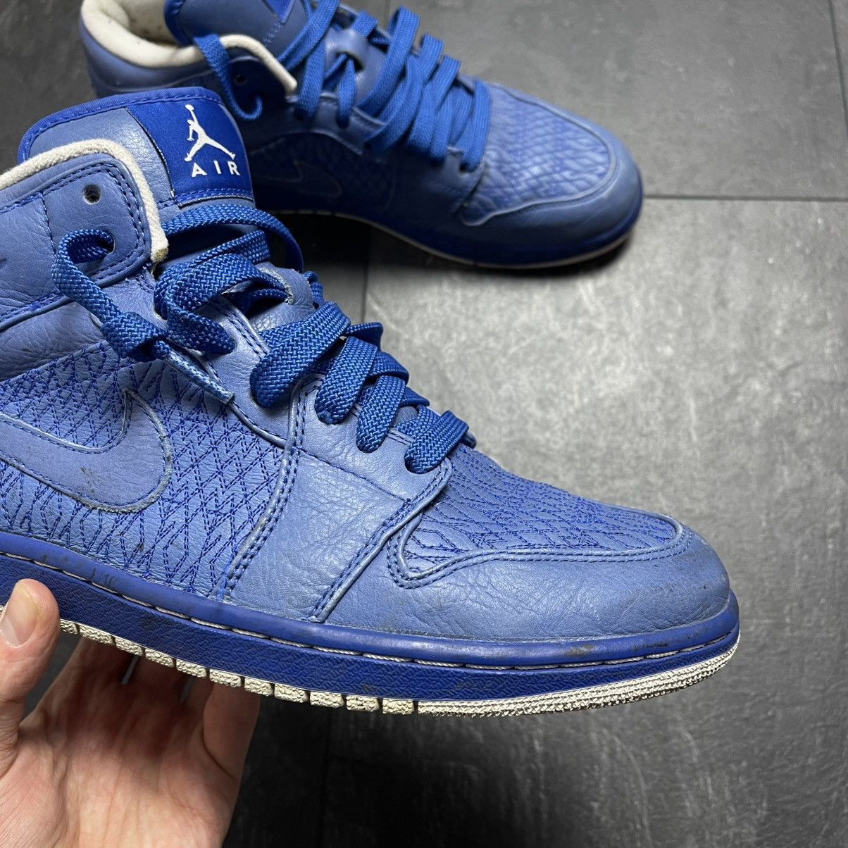 Jordan Brand Vintage air Jordan 1 retro phat premier varsity royal Size US 10.5 / EU 43-44 - 4 Thumbnail