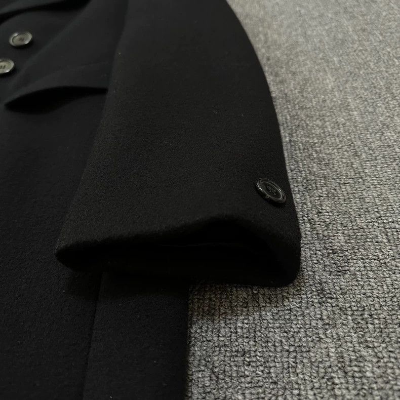 Saint Laurent Paris saint laurent double-breasted wool coat-2507 Size US L / EU 52-54 / 3 - 4 Thumbnail