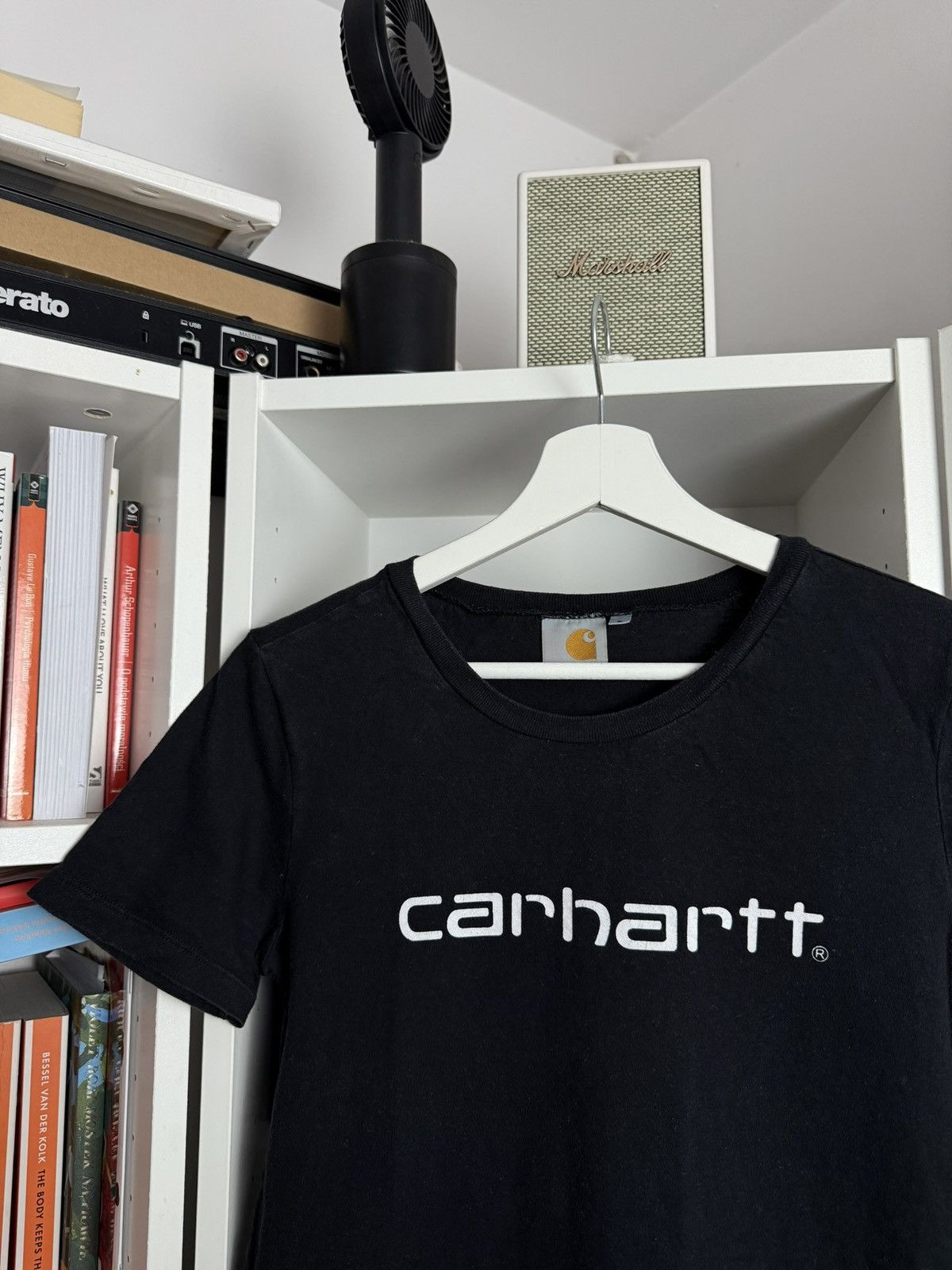 Carhartt × Vintage Vintage Carhartt big logo black t-shirt S skate streetwear Size S / US 4 / IT 40 - 3 Thumbnail