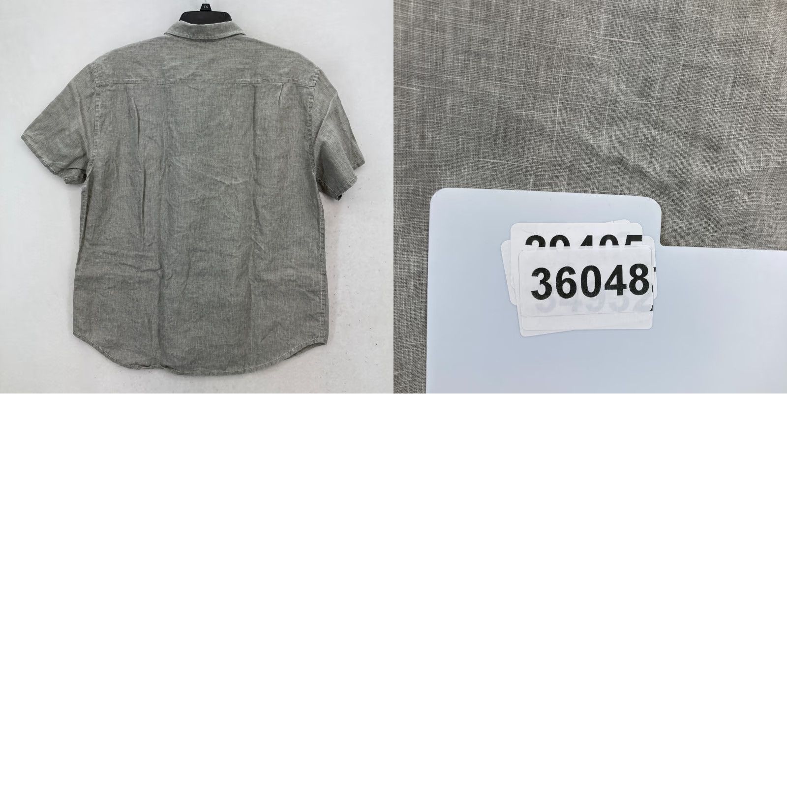 Tommy Bahama Tommy Bahama Relax Linen Button Up Shirt Mens XL Gray Short Sleeve Nautical Camp Size US XL / EU 56 / 4 - 9 Thumbnail