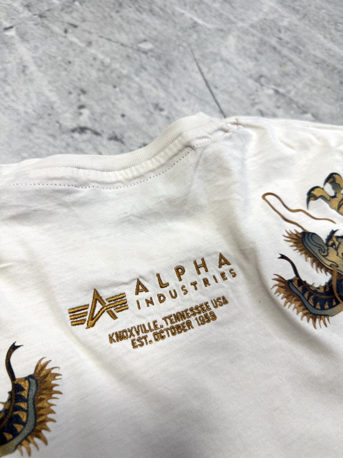 Alpha Industries Alpha industries awesome avant garde style tee Size US M / EU 48-50 / 2 - 4 Thumbnail