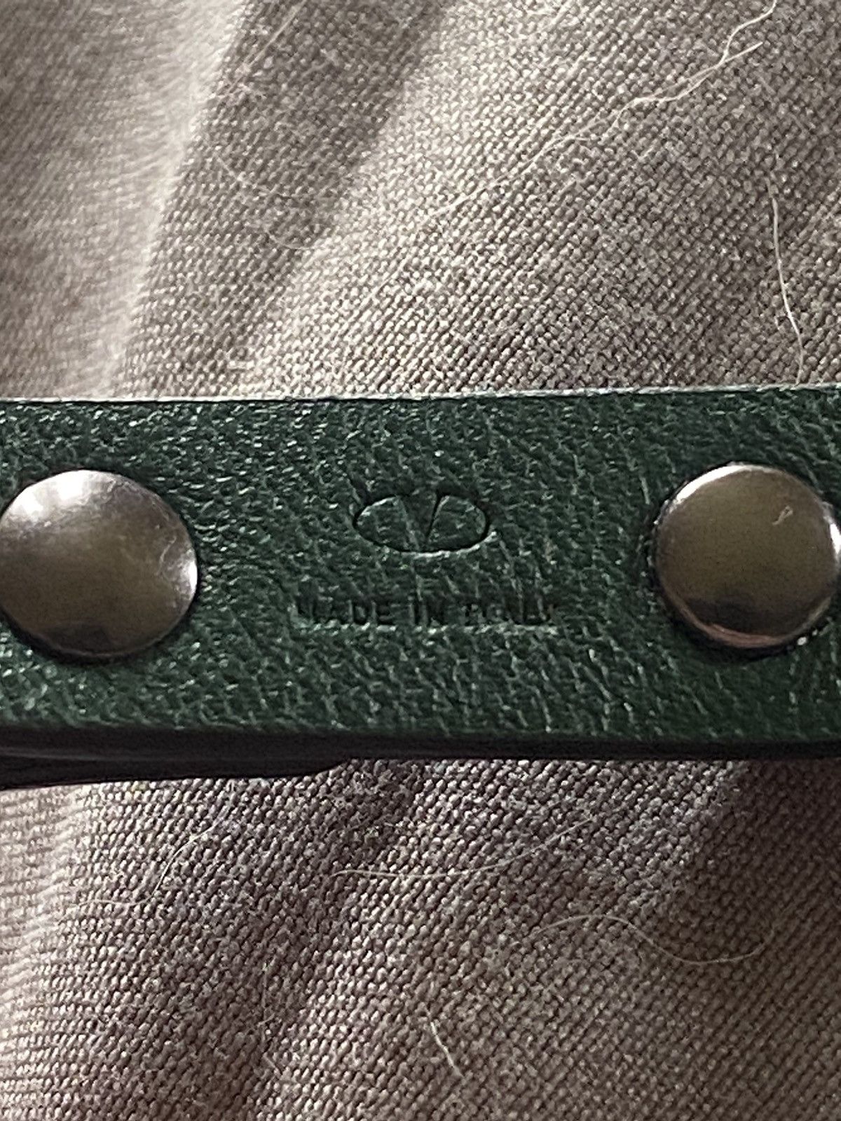 Valentino VERY RARE Valentino Dark Green Rockstud Bracelet Size ONE SIZE - 3 Thumbnail