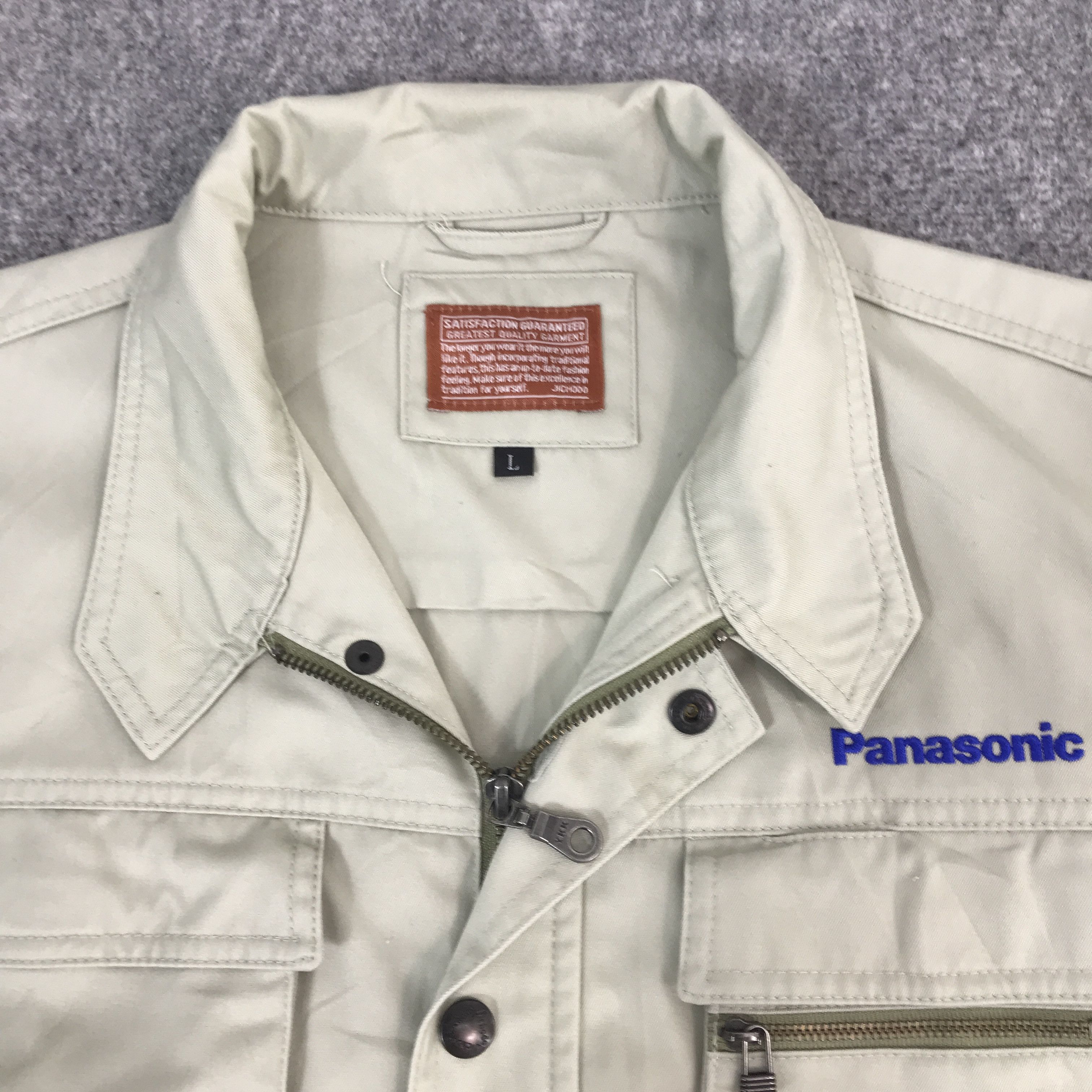 Japanese Brand vintage Panasonic Uniform Japan Workers jacket Size US L / EU 52-54 / 3 - 8 Thumbnail