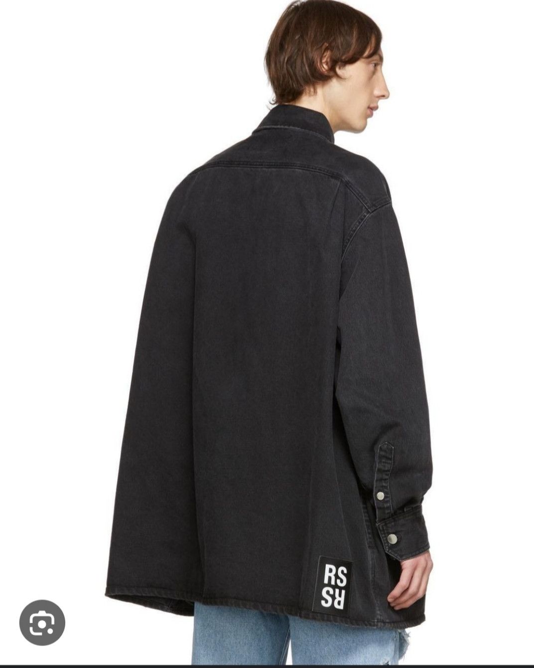 Raf Simons Big Fit Denim Shirt AW19/20 Raf Simons Jacket Size US XL / EU 56 / 4 - 2 Thumbnail