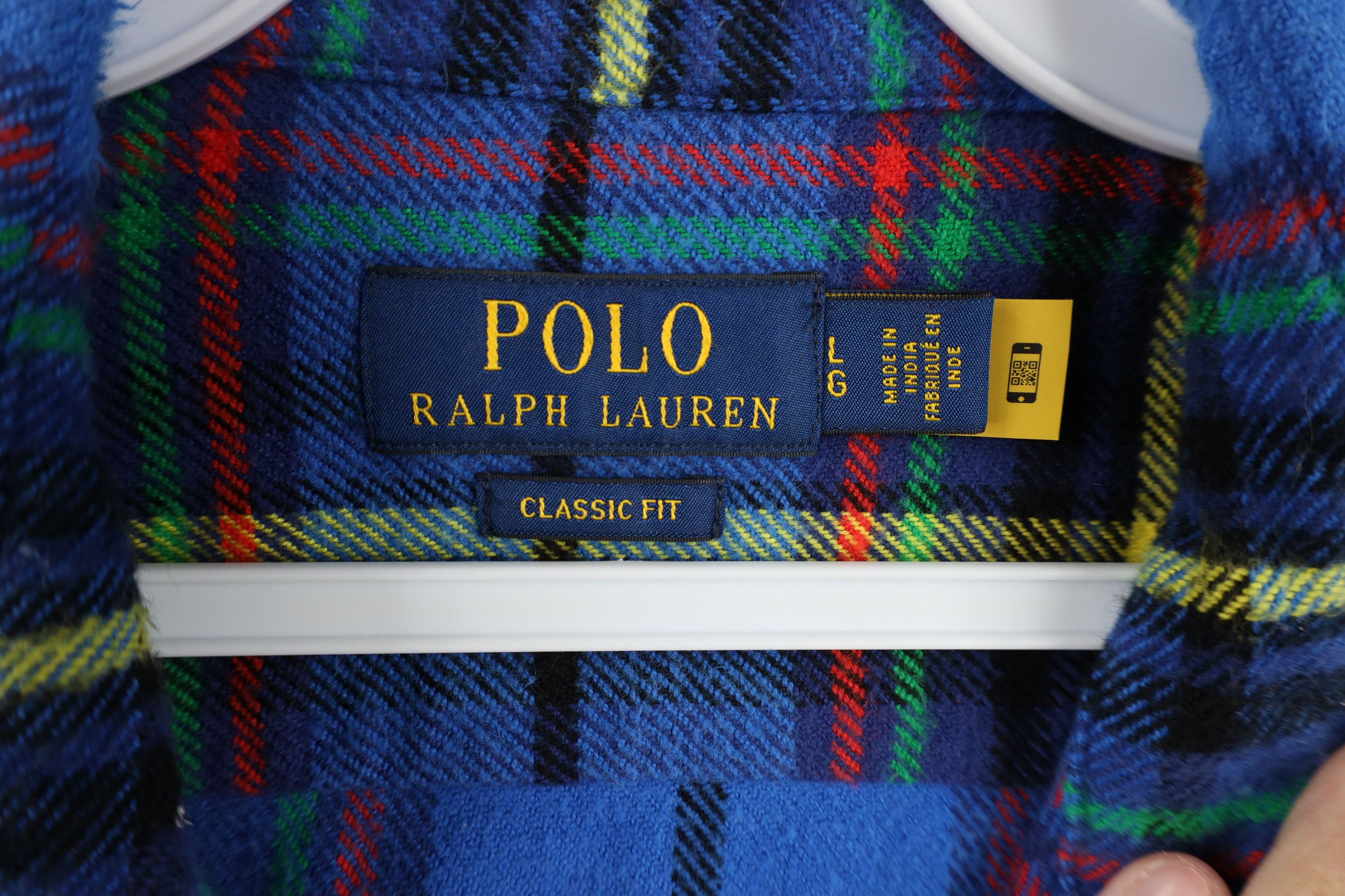 Ralph Lauren Vintage Ralph Lauren Plaid Flannel Collared Button Shirt Size US L / EU 52-54 / 3 - 8 Thumbnail