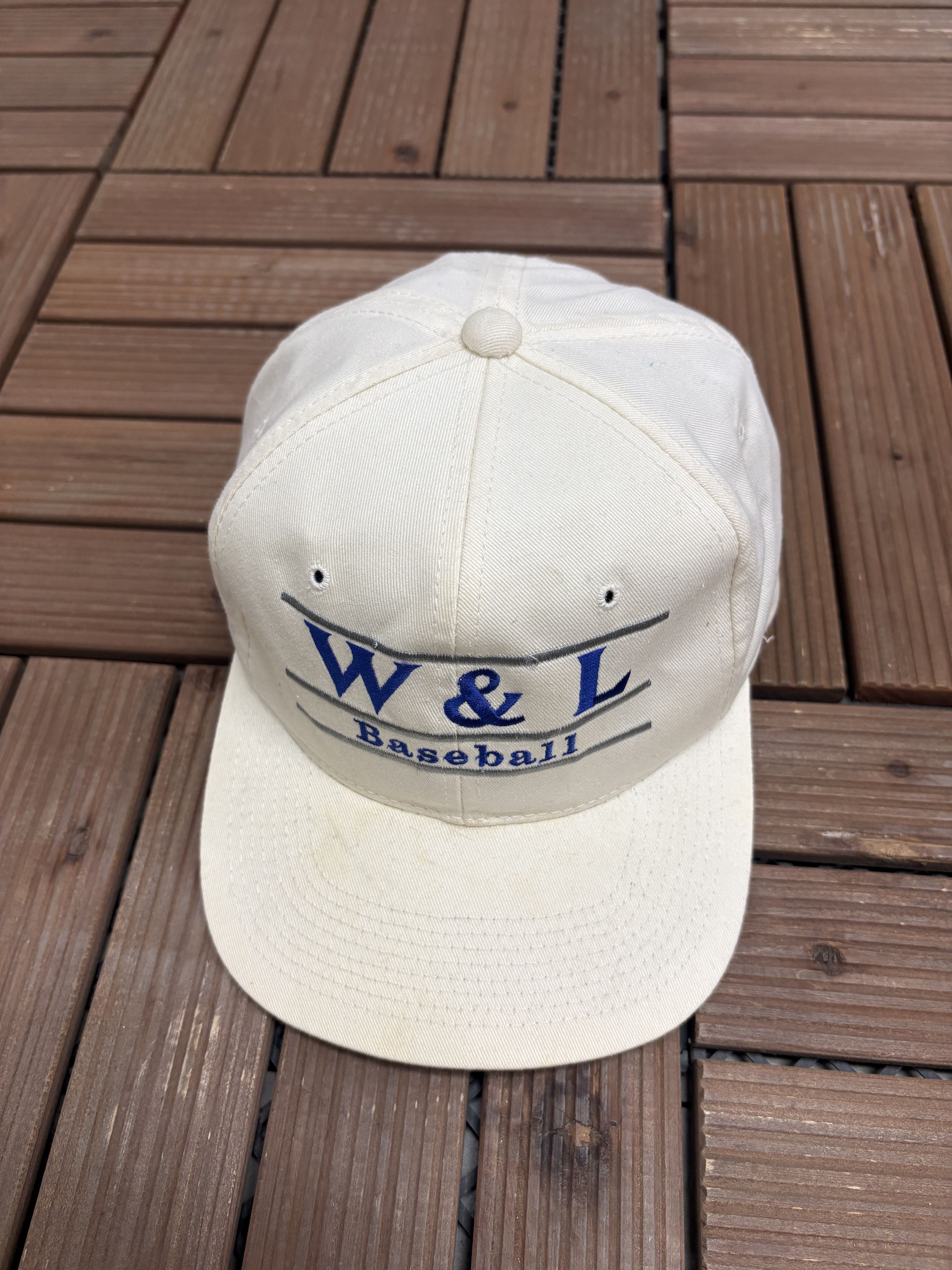 Vintage Washington & Lee Generals Baseball Vintage White Hat Cap Size ONE SIZE - 1 Thumbnail