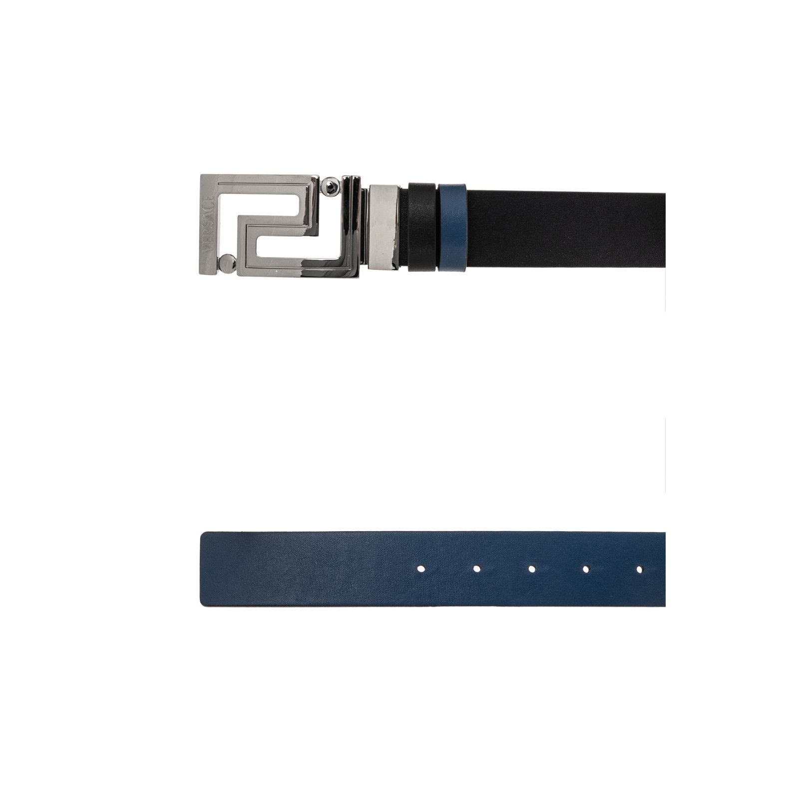 Versace VERSACE Double-Sided Black Belt New & Authentic (Men's size: Size ONE SIZE - 3 Thumbnail