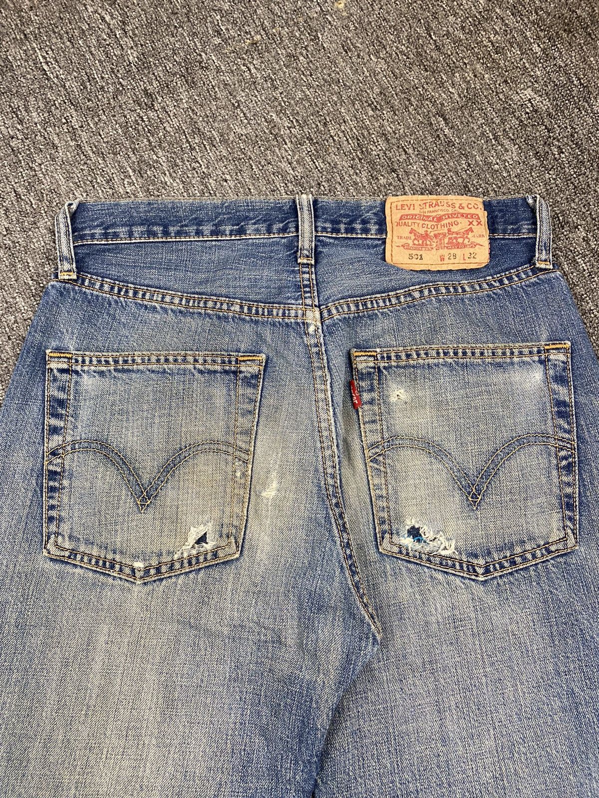 Levi's × Vintage Vintage Levis 501 Straight cut Size US 28 / EU 44 - 16 Thumbnail