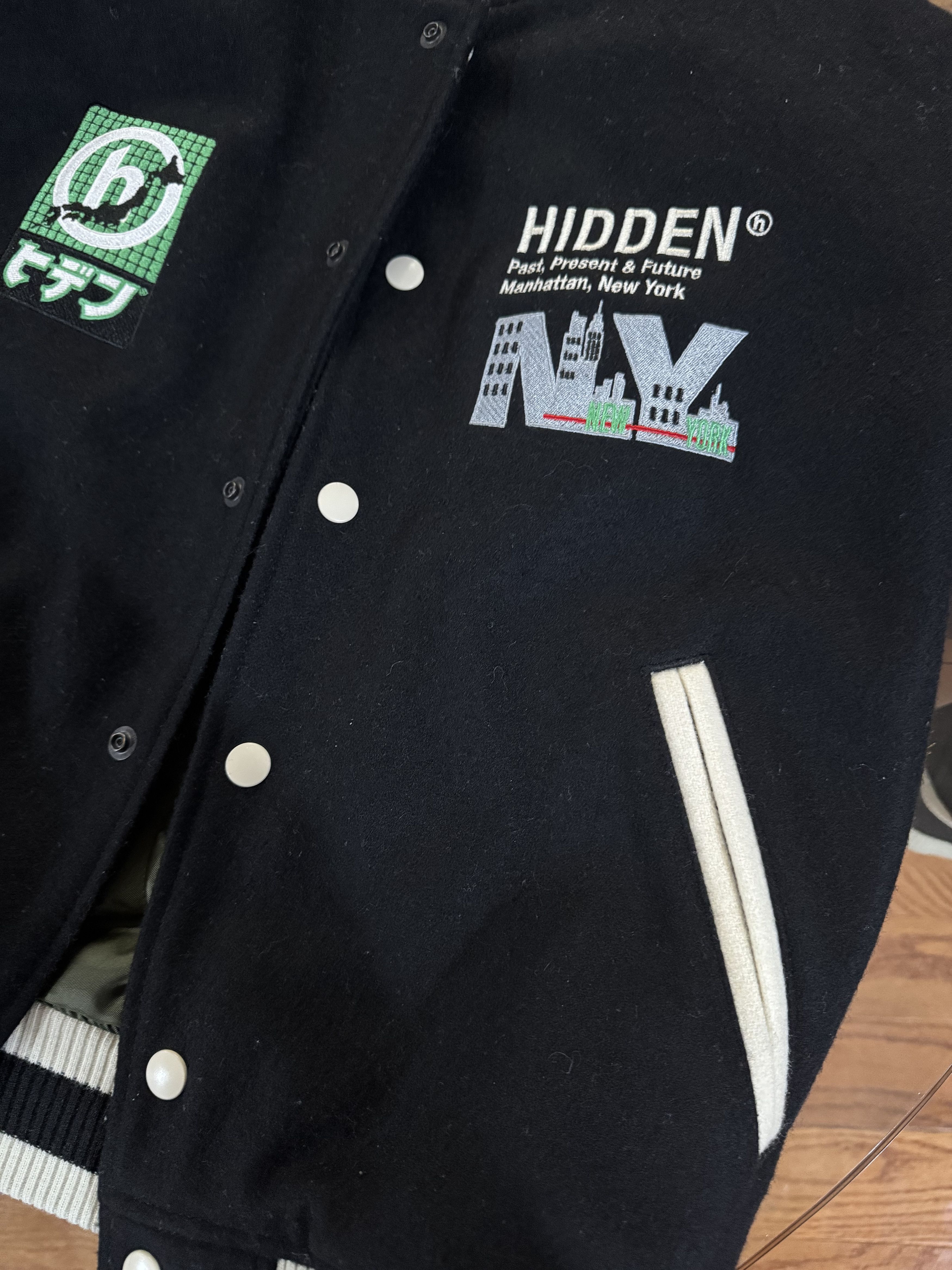 HIDDEN HIDDEN NY x tokyo varsity jacket Size US S / EU 44-46 / 1 - 7 Thumbnail