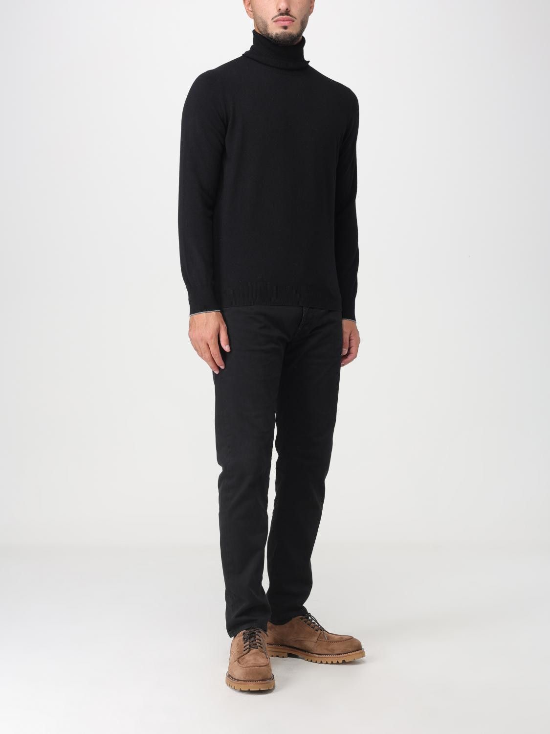 Brunello Cucinelli o1y0526 Turtleneck Sweater in Black Size US M / EU 48-50 / 2 - 2 Thumbnail