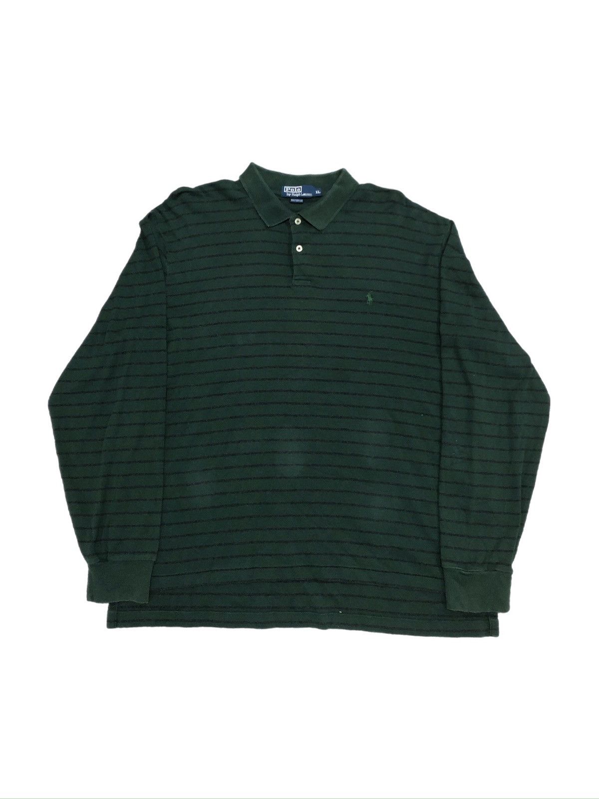 Polo Ralph Lauren × Vintage Vtg 90s Polo Ralph Lauren Rugby Polo Size US XL / EU 56 / 4 - 1 Thumbnail