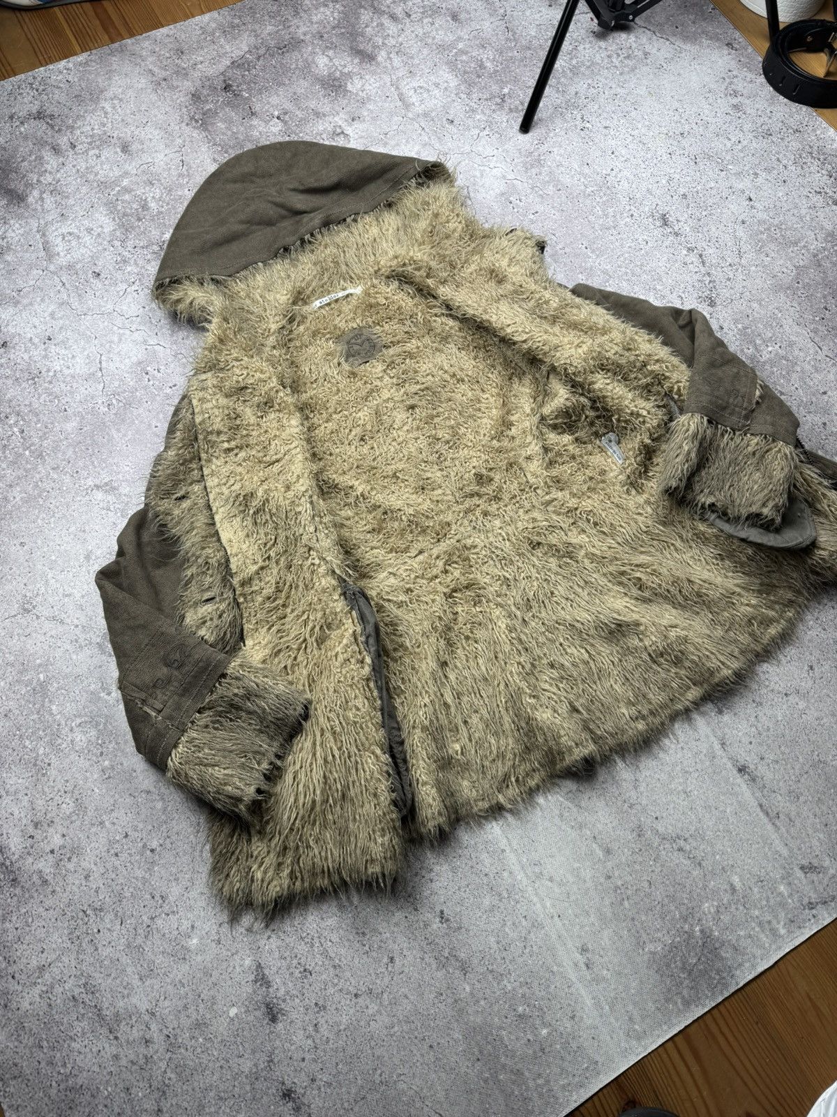 Japanese Brand Avant Garde vintage Fur Zip Hoodie Nile Atelier elf style Size US S / EU 44-46 / 1 - 14 Thumbnail