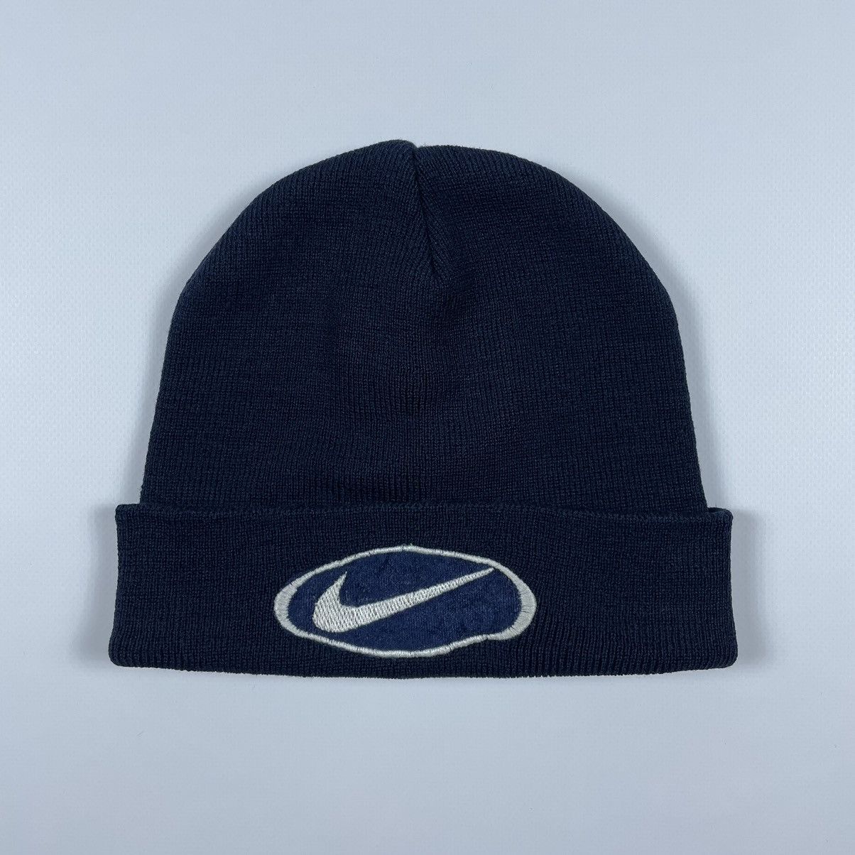Nike Vintage Nike big logo beanie Hat Size ONE SIZE - 2 Thumbnail