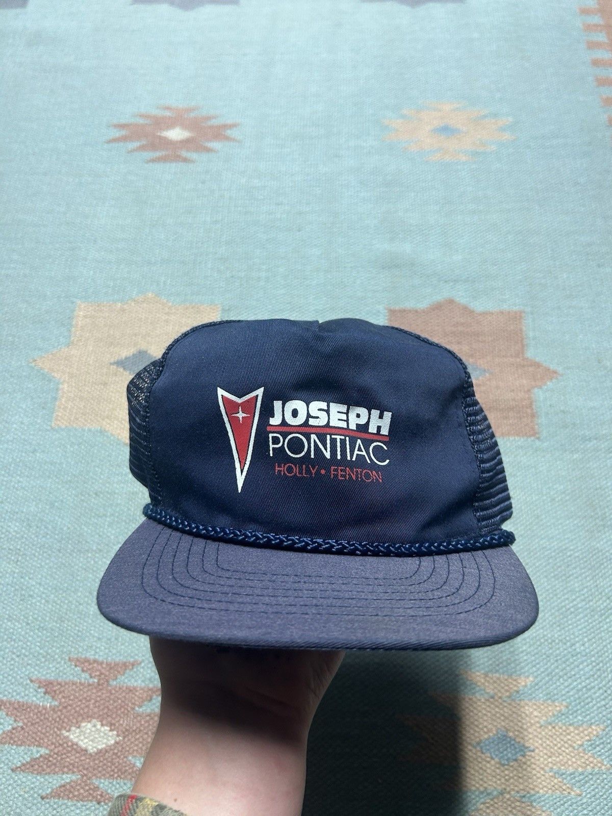 Vintage Vintage trucker hat Joseph Pontiac Michigan faded snapback Size ONE SIZE - 2 Thumbnail