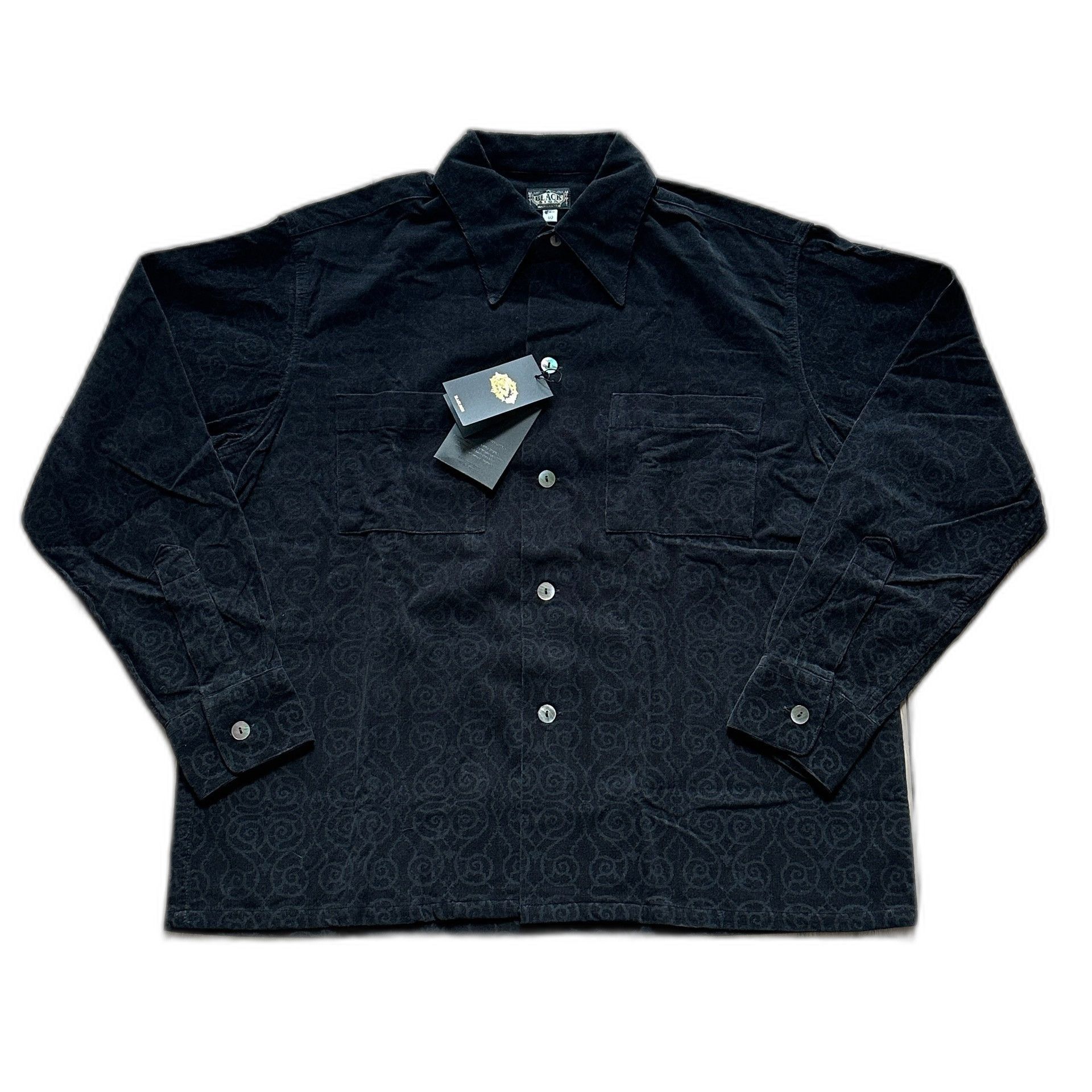BLACK SIGN Ajidari Pattern Corduroy Gangster Shirt Size US L / EU 52-54 / 3 - 1 Thumbnail