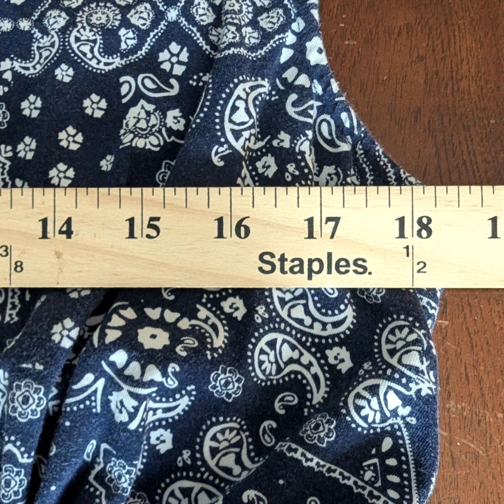 Lands' End Lands' End Dress Navy Blue Paisley Preppy L 14-16 EUC Size XL / US 12-14 / IT 48-50 - 4 Thumbnail