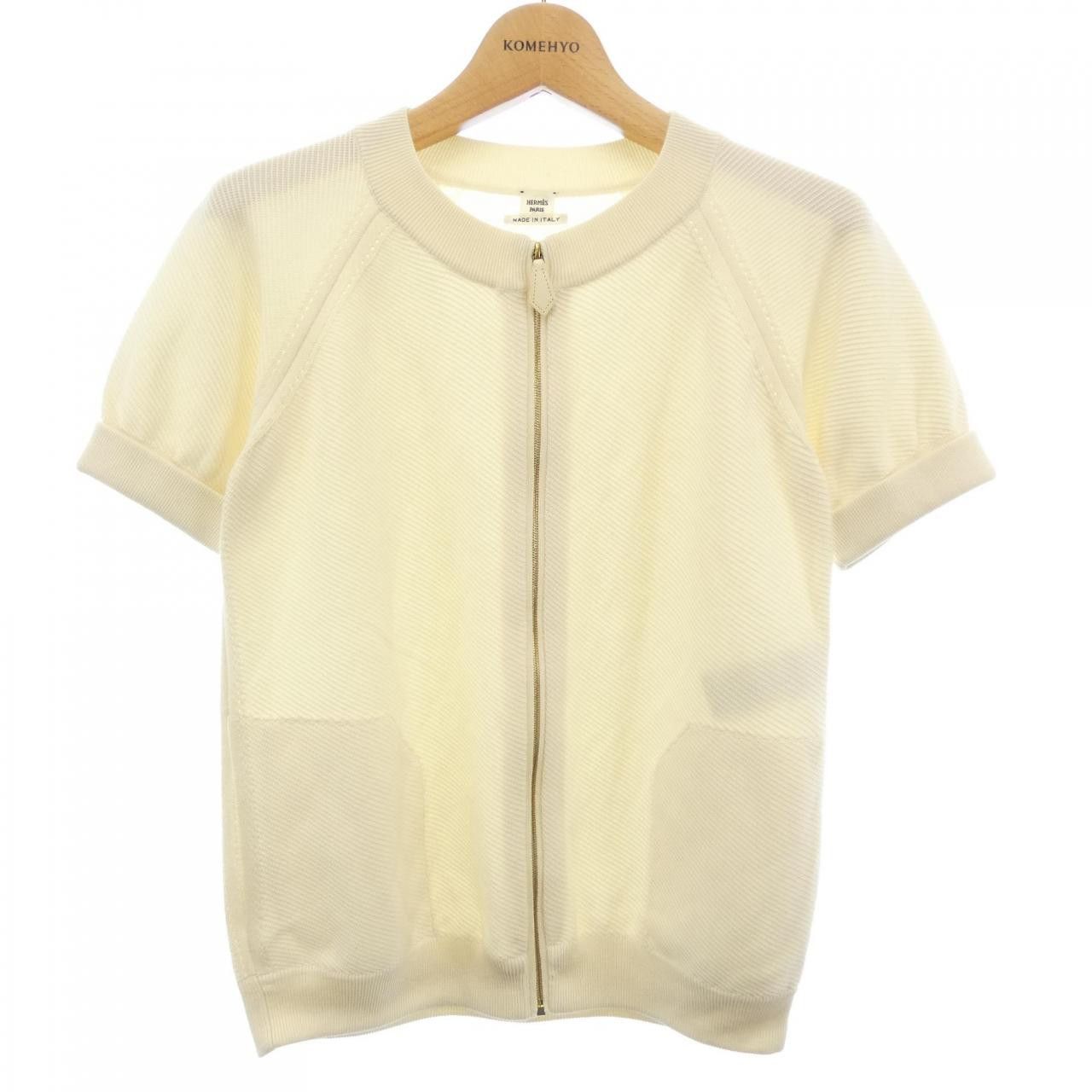 Hermes Hermes Hermes 36 Knit Cardigan Textile Tops DUTY FREE for USA Size ONE SIZE - 1 Thumbnail