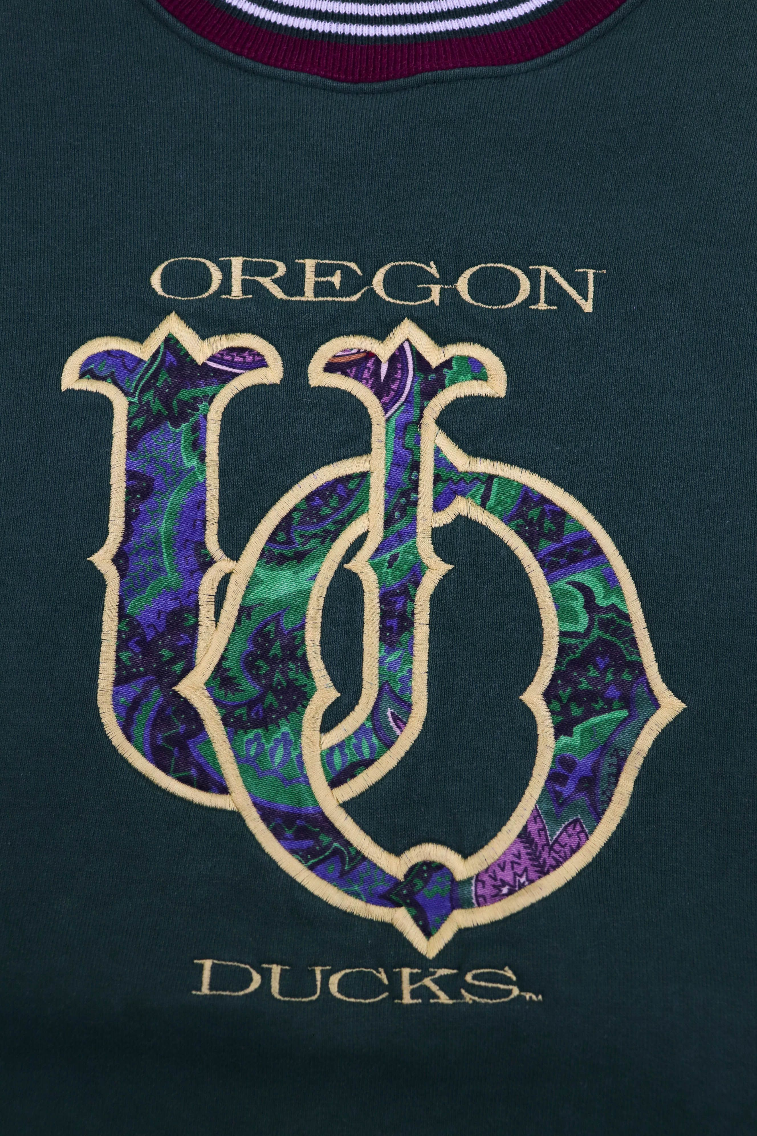 NFL Oregon Ducks 90s Vintage Crable Spw Made in USA Sweatshirt Size US XL / EU 56 / 4 - 12 Thumbnail
