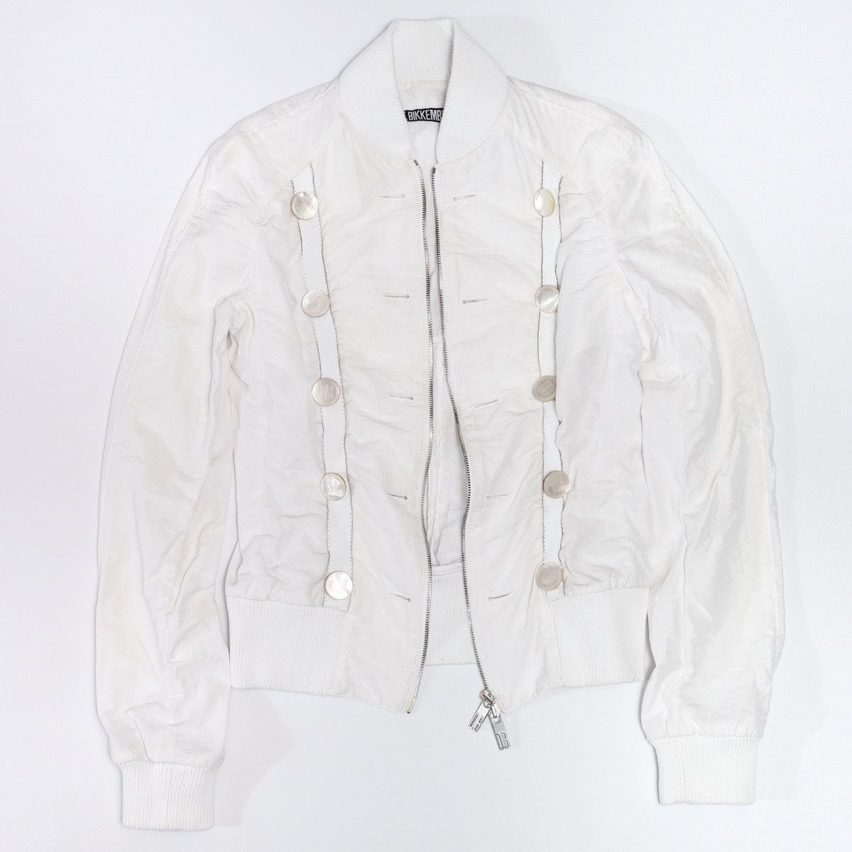 Dirk Bikkembergs Dirk Bikkembergs Vintage Viscose Linen White Jacket Buttons Size S / US 4 / IT 40 - 2 Thumbnail
