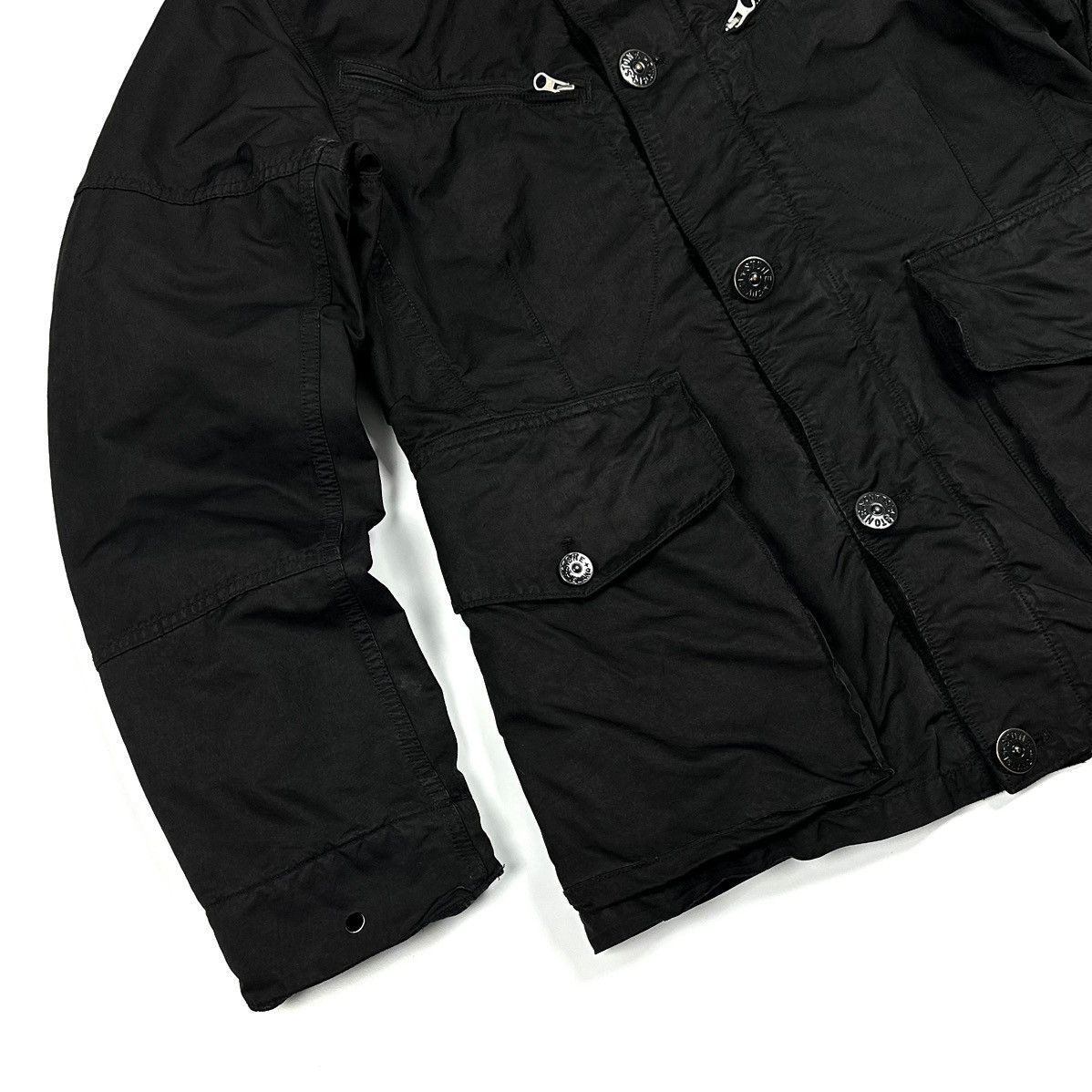 Stone Island × Vintage Vintage 2009 STONE ISLAND DAVID TC Logo Black Casual Jacket Size US L / EU 52-54 / 3 - 11 Thumbnail