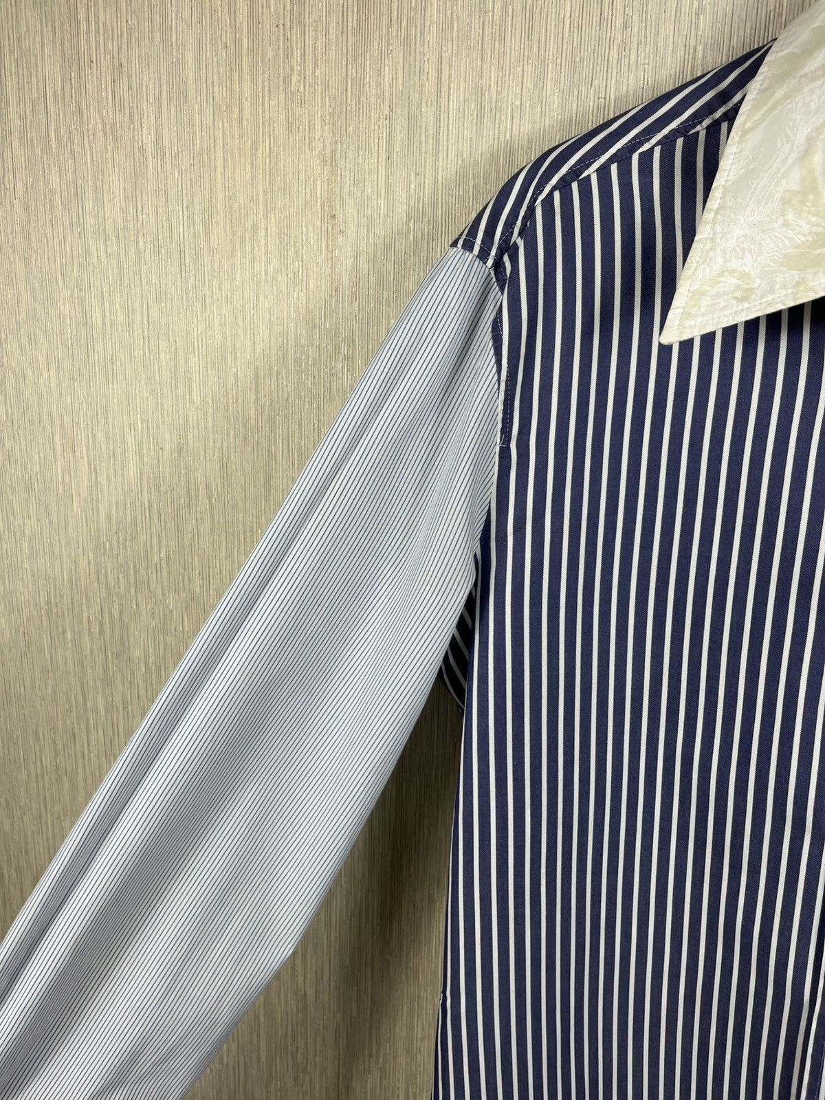 Roberto Cavalli Vintage Roberto Just Cavalli luxury baroque striped shirt Size US S / EU 44-46 / 1 - 12 Thumbnail