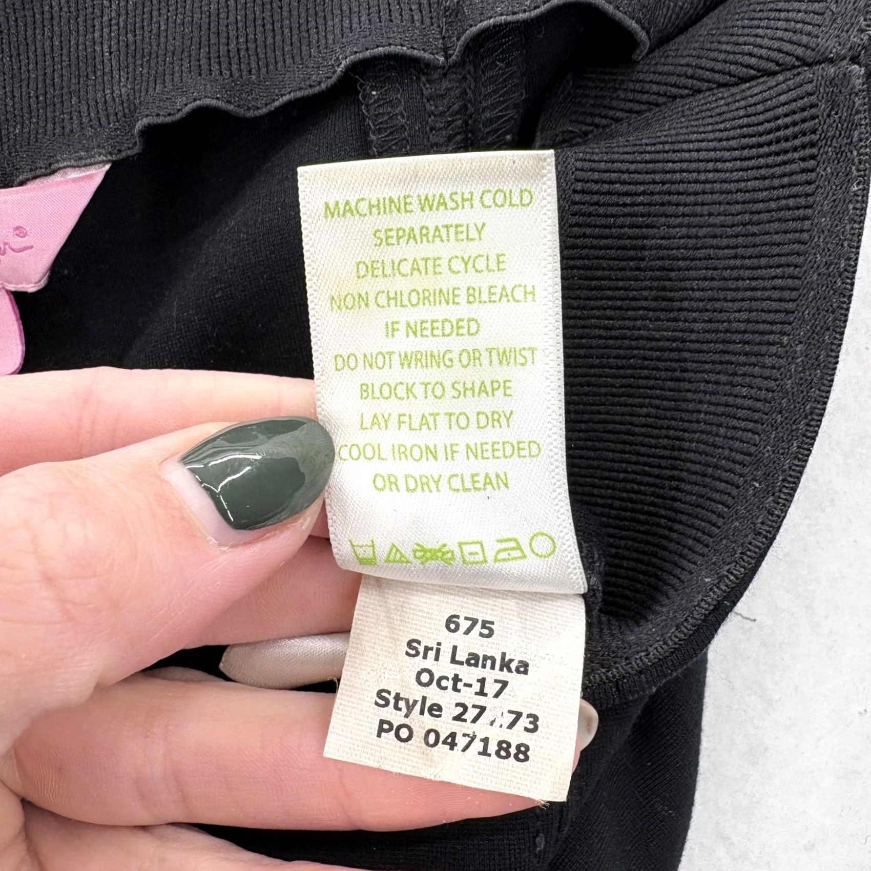 Lilly Pulitzer Lilly Pulitzer Pants Womens XS Black Ponte Skinny Pull On Stretch Leggings Gym Size 26" / US 2 / IT 38 - 6 Thumbnail