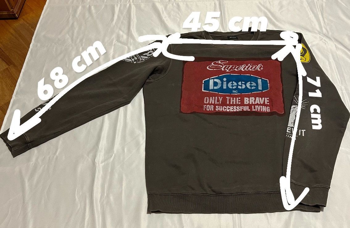 Diesel Diesel brown crewneck Size US L / EU 52-54 / 3 - 5 Thumbnail