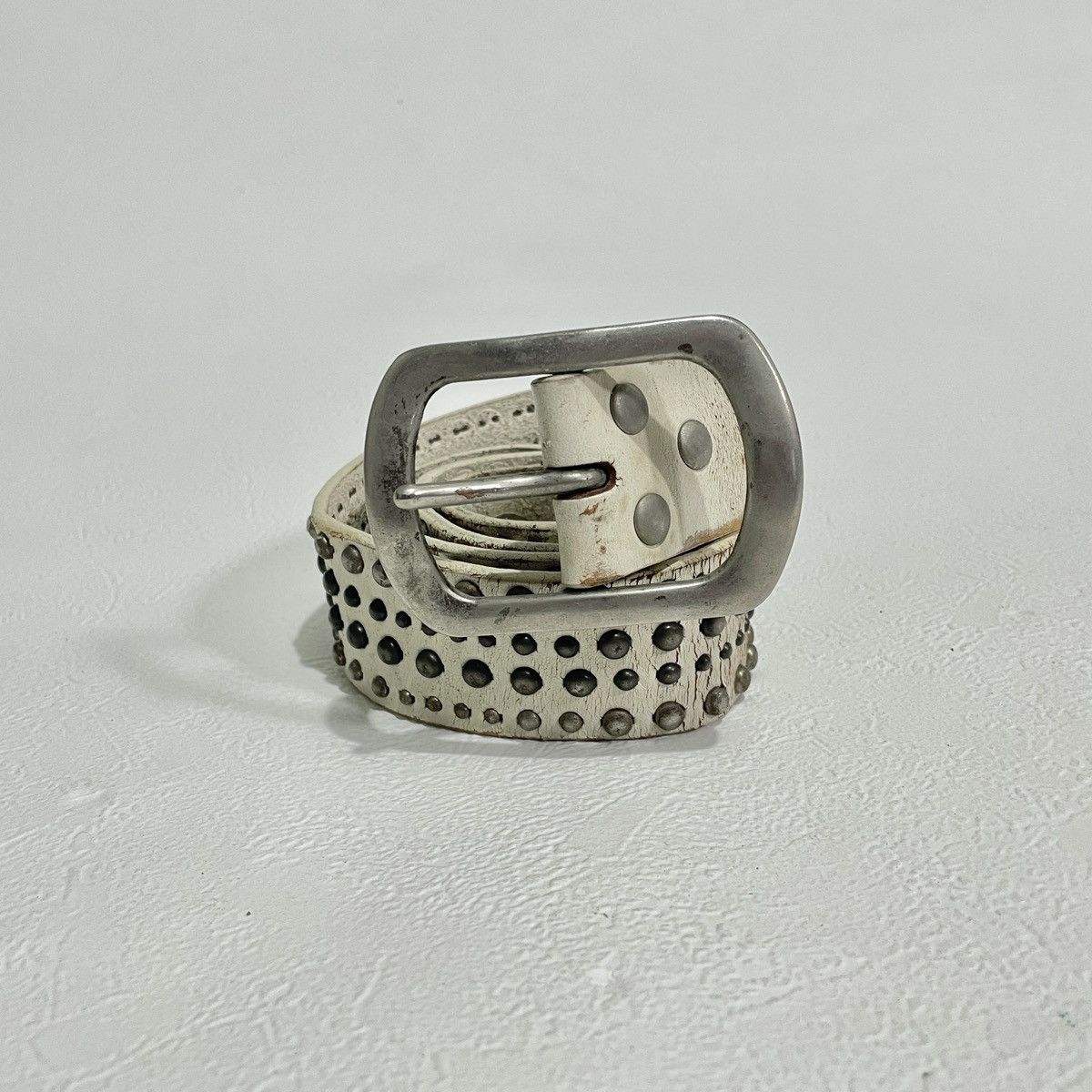 If Six Was Nine Vintage men's melrose y2k studded leather belt kapital style Size ONE SIZE - 1 Thumbnail