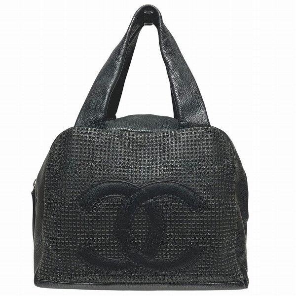 Chanel Chanel Chanel Punching Cube Caviar Skin Handbag Leather Handbag DUTY FREE for USA Size ONE SIZE - 1 Thumbnail