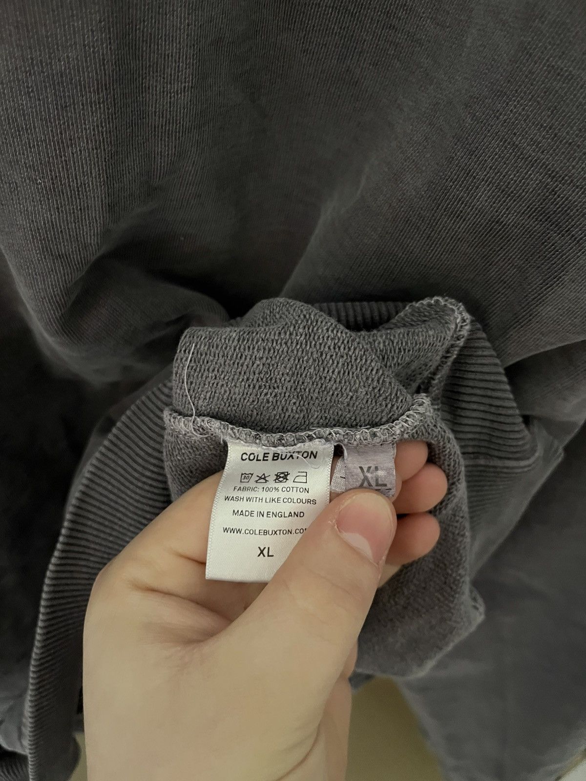 Cole Buxton Cole Buxton Washed Hoodie Size US XL / EU 56 / 4 - 8 Thumbnail