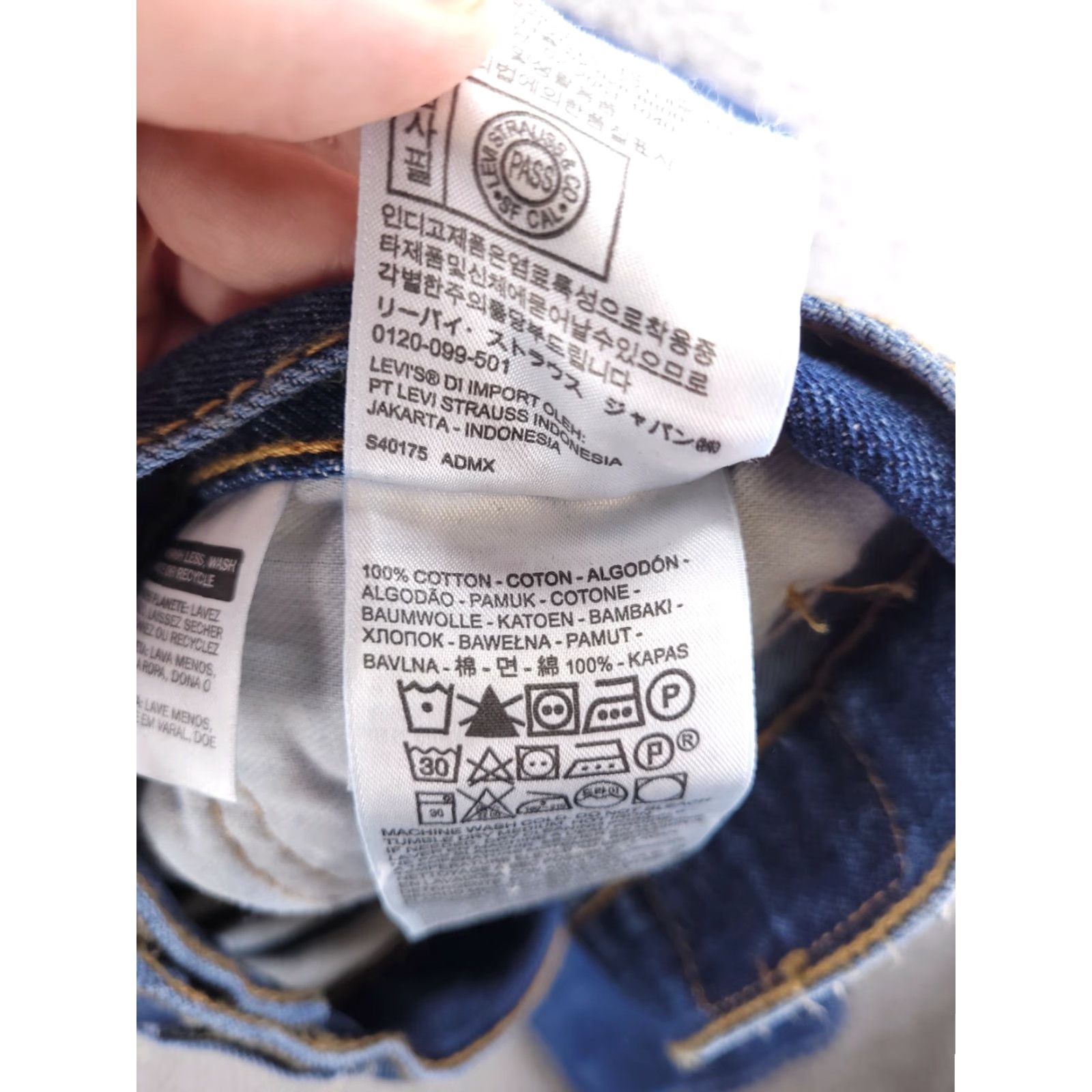 Levi's Levi's 550 Jeans Mens 34x35 Blue Slim Straight Medium Wash Blue Denim Jeans Slim Jeans Mens DJN Size US 34 / EU 50 - 5 Thumbnail