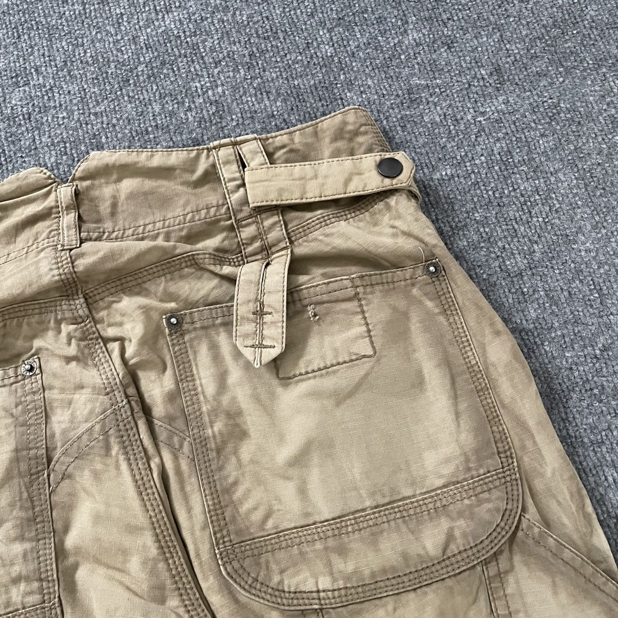 PPFM Japanese PPFM Military Cargo Pants Khaki Size US 33 - 12 Thumbnail