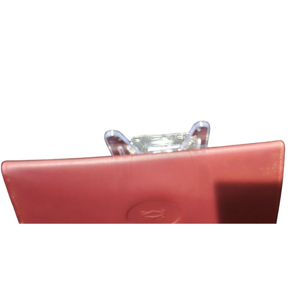 Cartier Cartier Vintage Bi-fold Long Wallet Bordeaux Red Size ONE SIZE - 3 Thumbnail