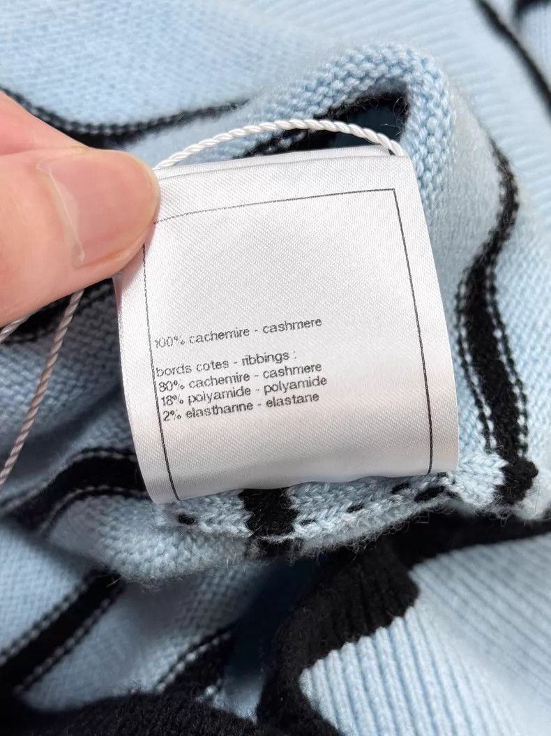 Chanel Chanel 25S spring and summer blue black striped bird diamo Size XS / US 0-2 / IT 36-38 - 7 Thumbnail