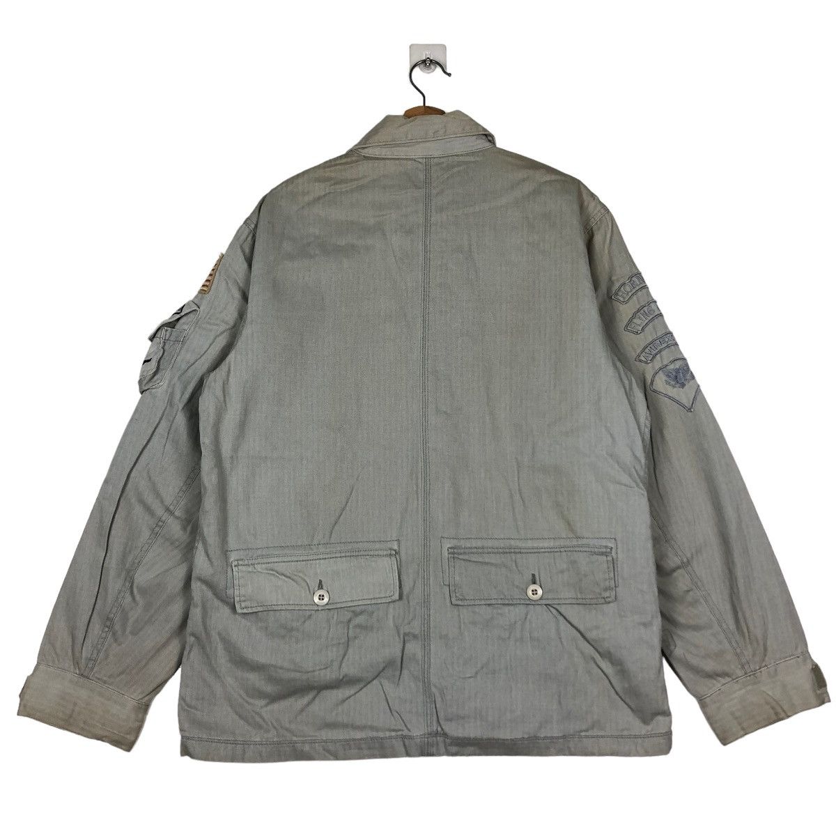 Avirex 🔥VTG DENIM JACKET AVIREX USA LTD STOCK 28-A6755 Size US XL / EU 56 / 4 - 10 Thumbnail