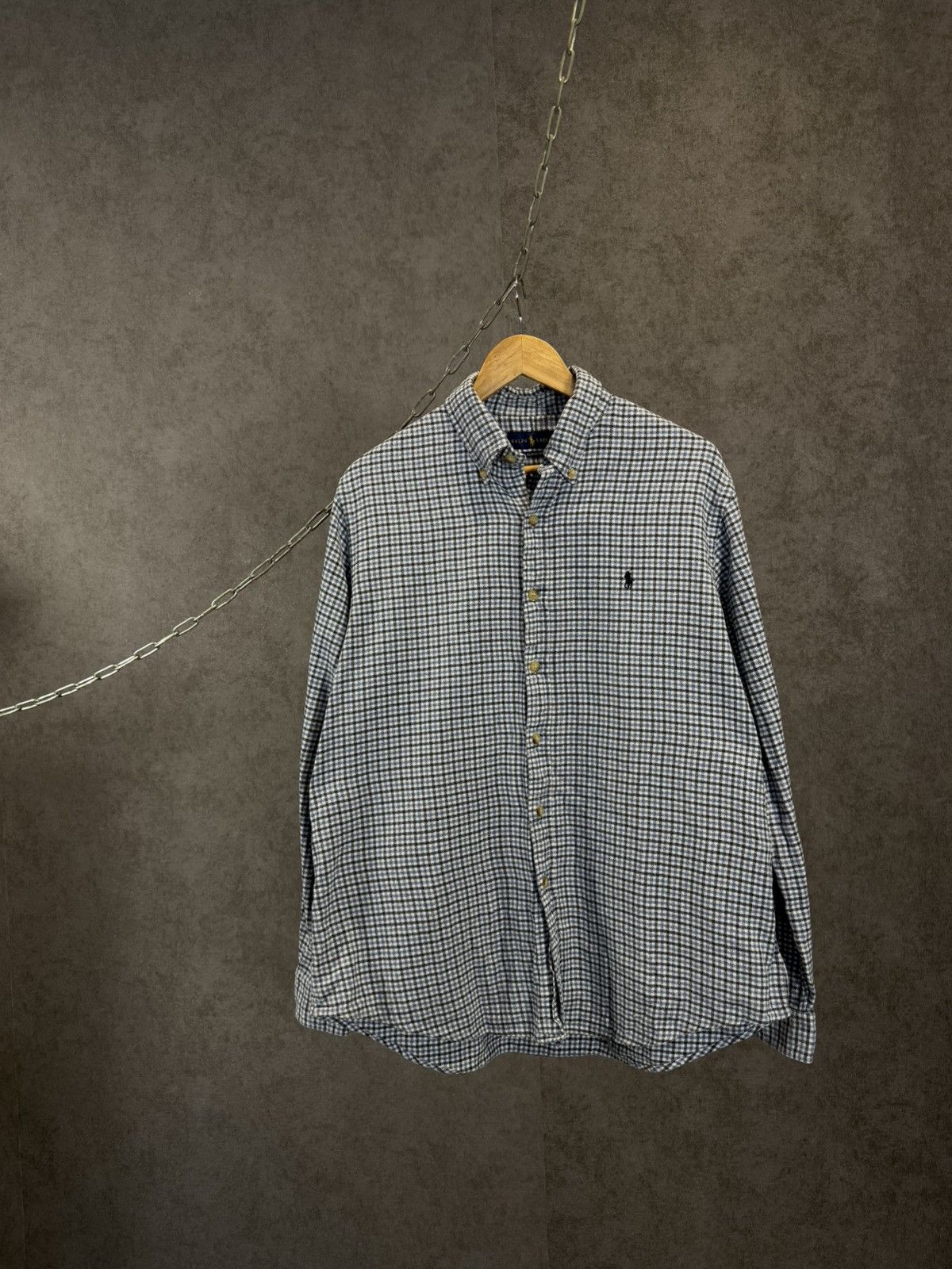 Polo Ralph Lauren designer flannel shirt