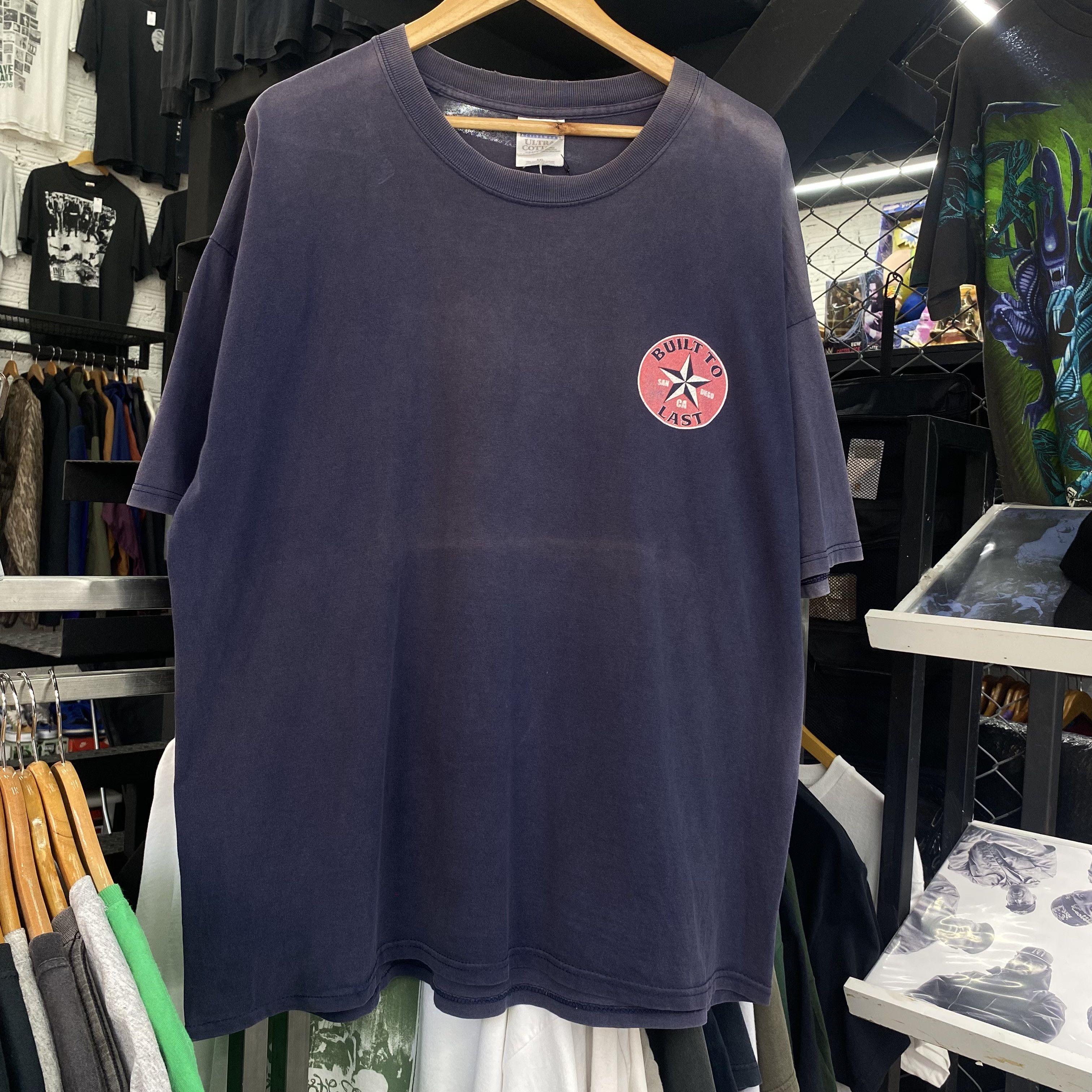 Band Tees BULIT TO LAST Vintage 90s Hardcore Shirt Size US XXL / EU 58 / 5 - 1 Thumbnail