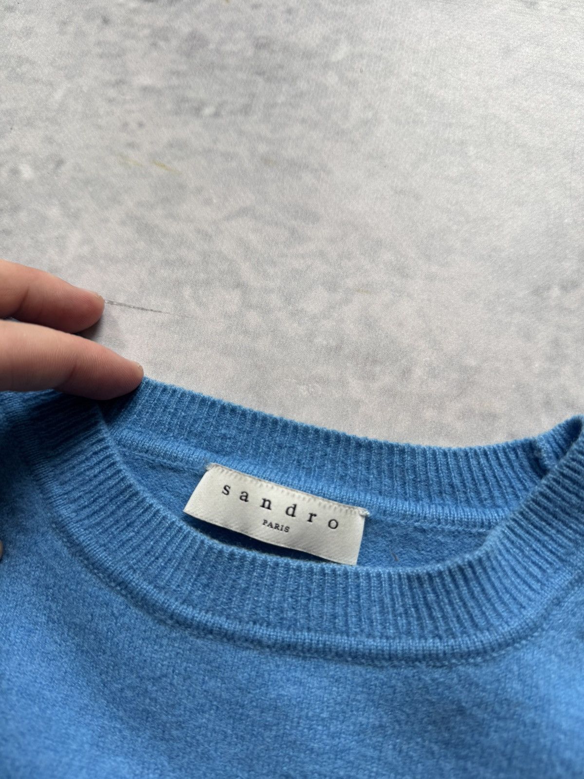 Sandro Sandro Paris sweatshirt Flashback blue Size M / US 6-8 / IT 42-44 - 5 Thumbnail